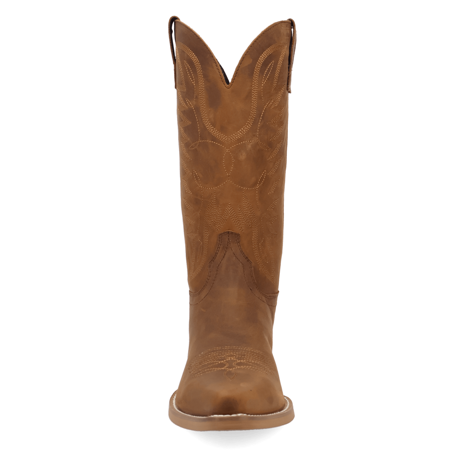 PRODUCT SHOT WORKHORSE LEATHER BOOT AT FRONT ANGLE