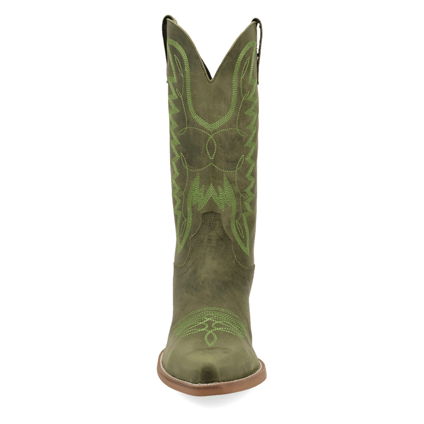 PRODUCT SHOT WORKHORSE LEATHER BOOT AT FRONT ANGLE