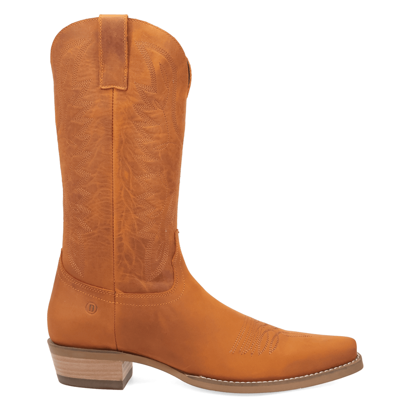PRODUCT SHOT WORKHORSE LEATHER BOOT AT 90 DEGREE INSIDE ANGLE
