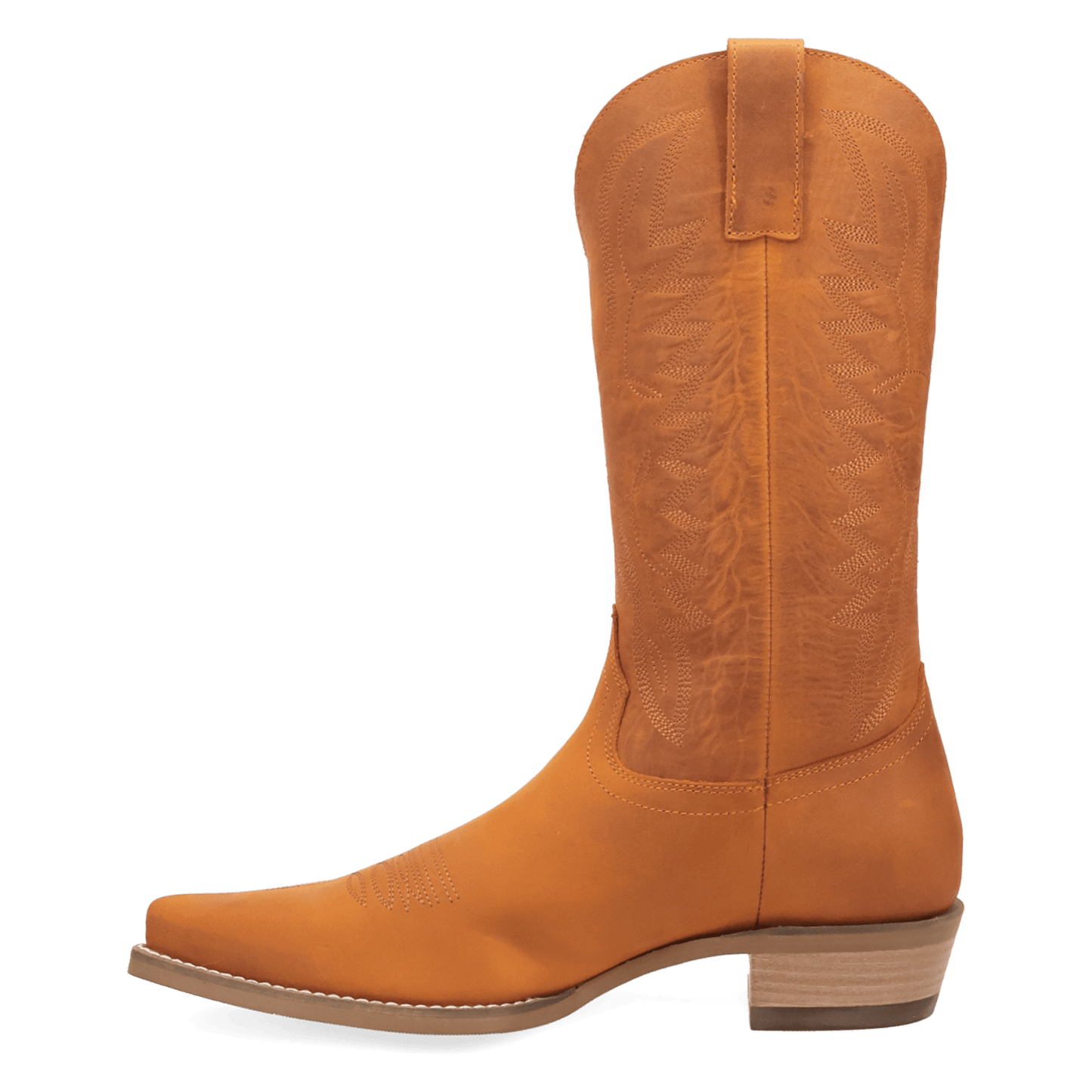 PRODUCT SHOT WORKHORSE LEATHER BOOT AT 135 DEGREE OUTSIDE ANGLE