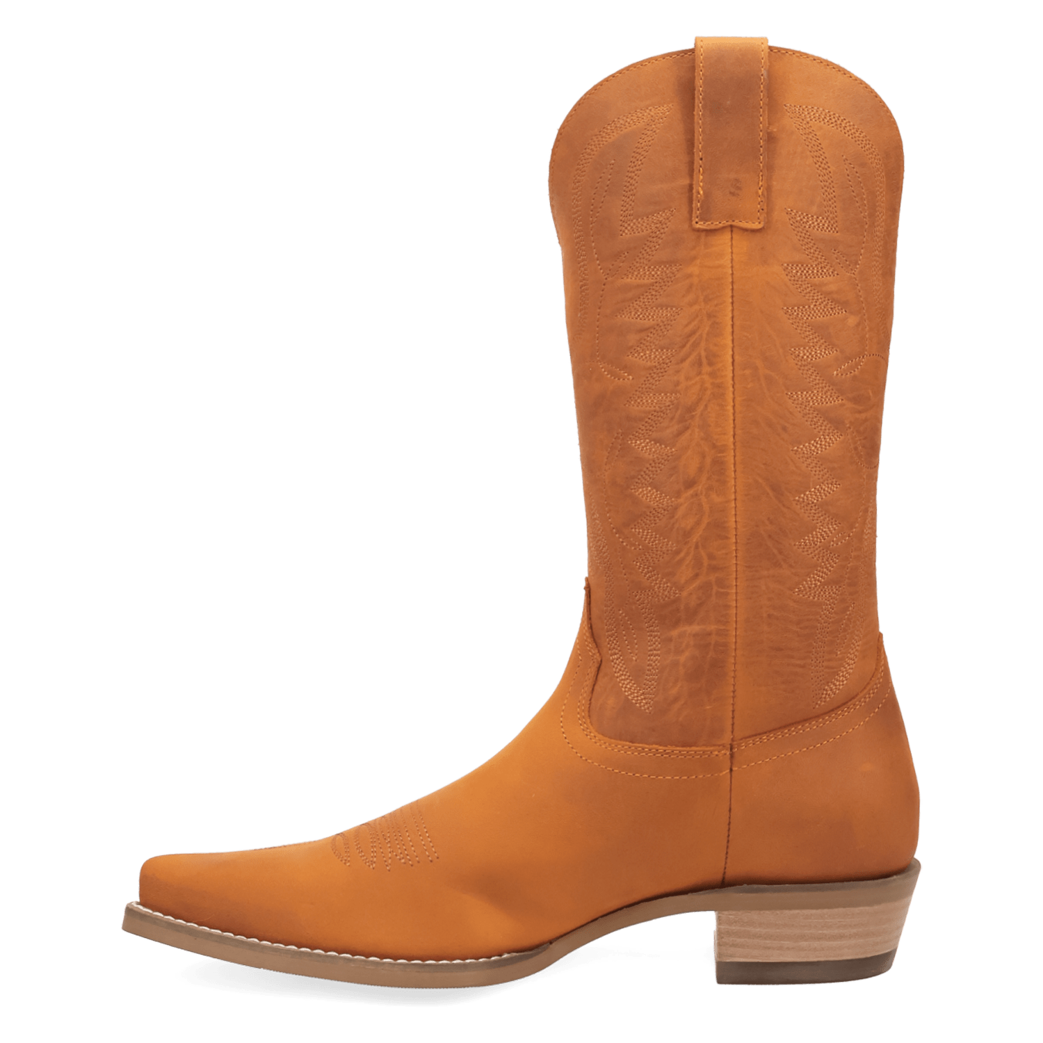 PRODUCT SHOT WORKHORSE LEATHER BOOT AT 135 DEGREE OUTSIDE ANGLE