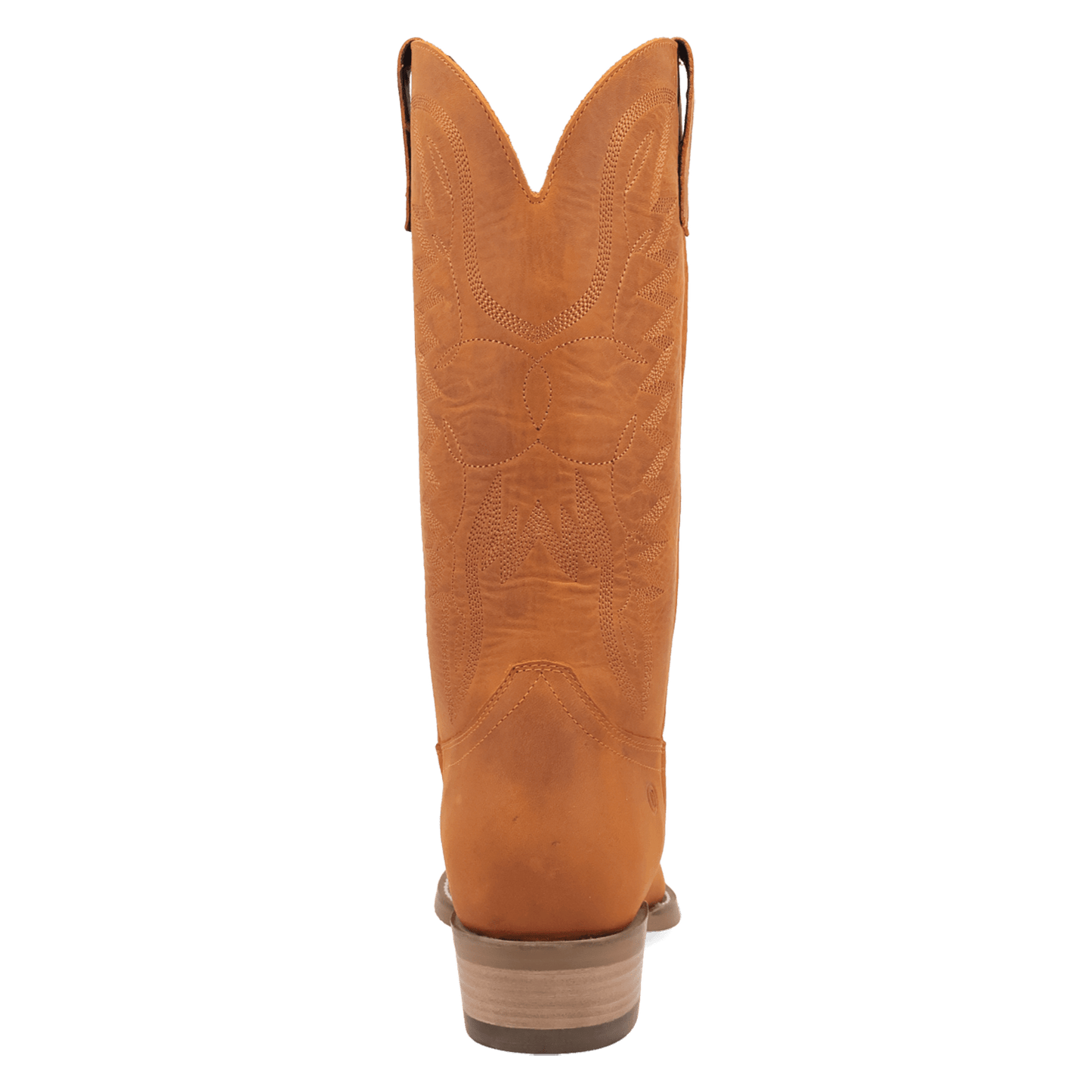 PRODUCT SHOT WORKHORSE LEATHER BOOT AT 180 DEGREE BACK ANGLE