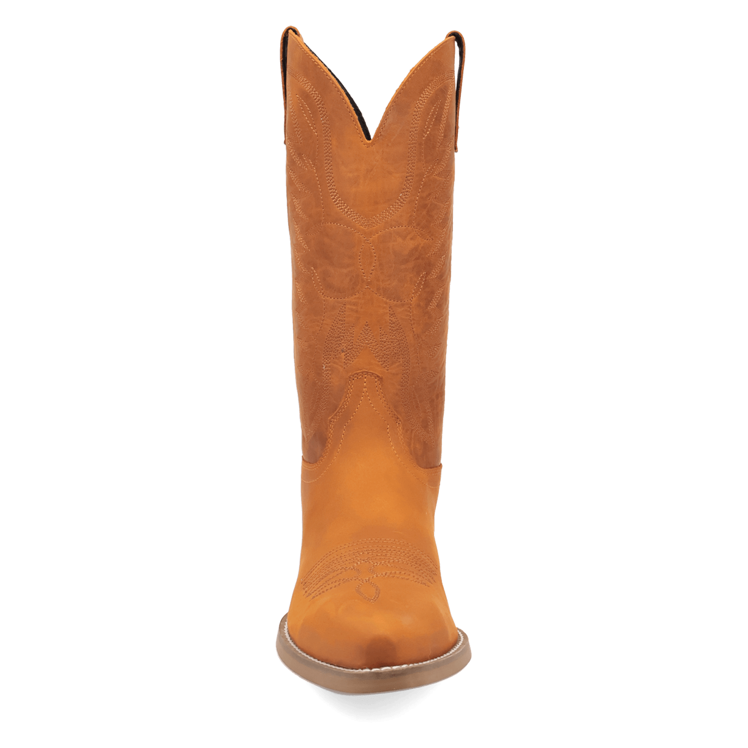 PRODUCT SHOT WORKHORSE LEATHER BOOT AT FRONT ANGLE