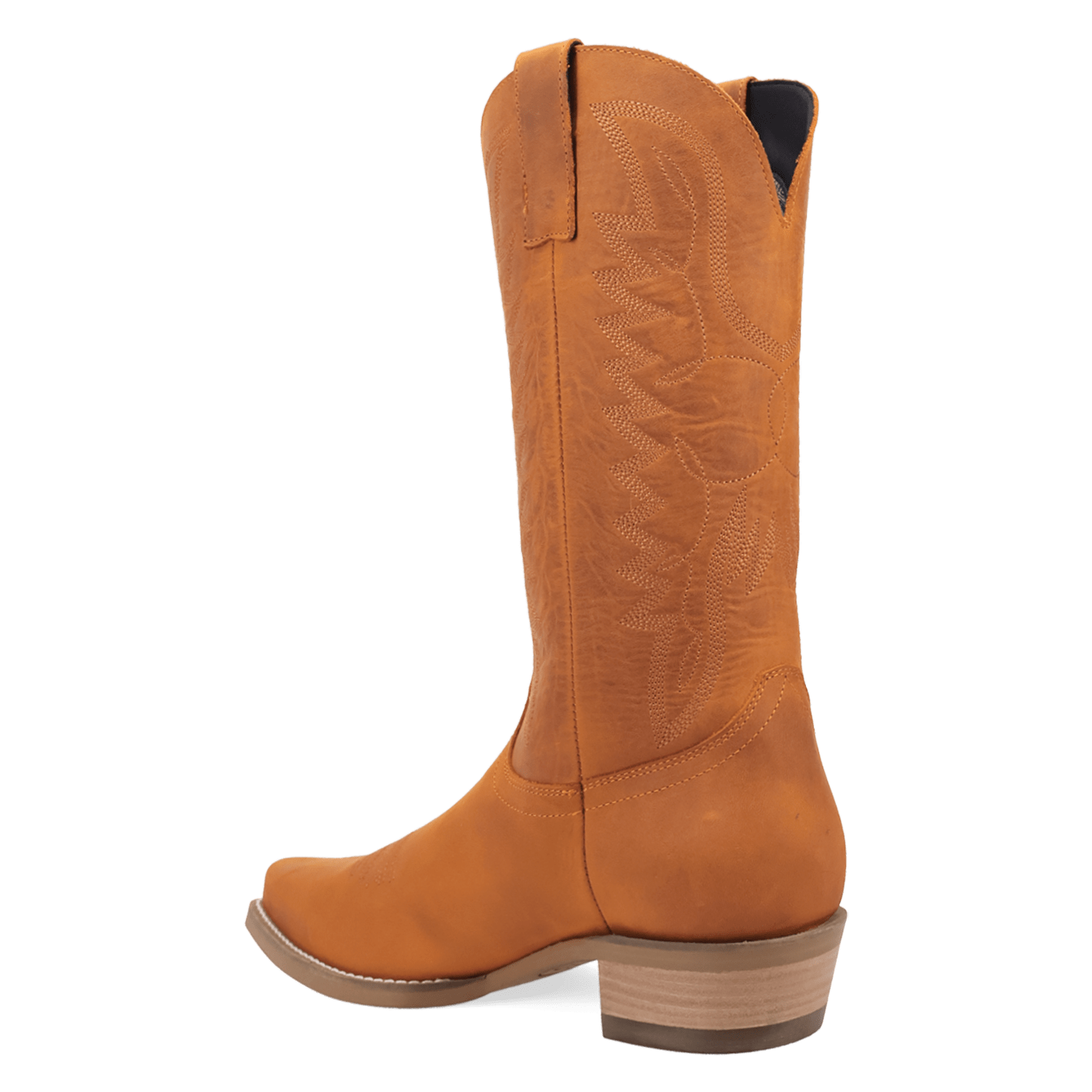 PRODUCT SHOT WORKHORSE LEATHER BOOT AT 270 DEGREE ANGLE