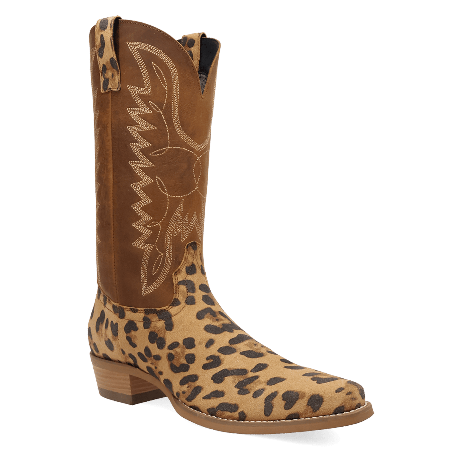 PRODUCT SHOT BULL'S EYE LEATHER BOOT AT 45 DEGREE ANGLE