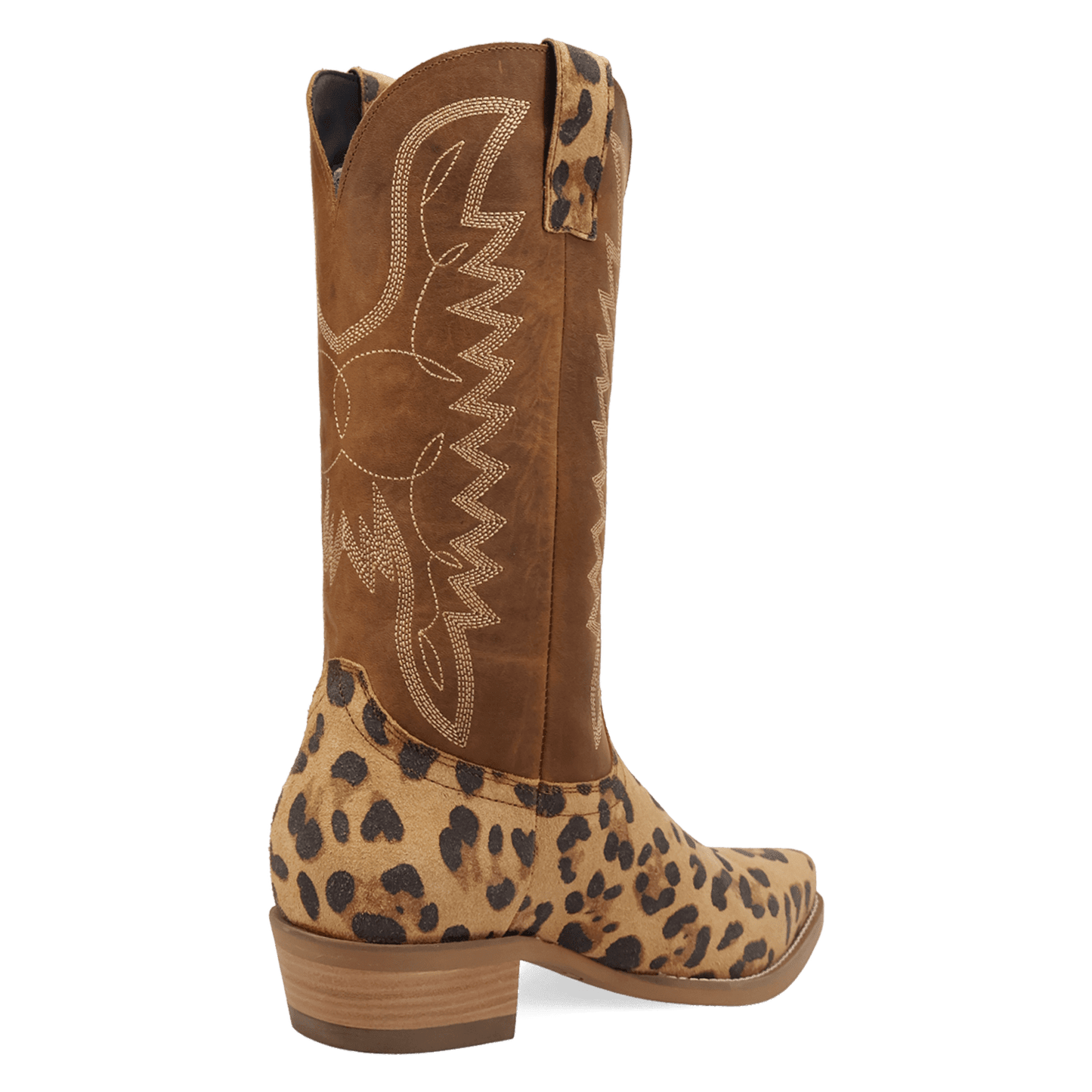 PRODUCT SHOT BULL'S EYE LEATHER BOOT AT 315 DEGREE ANGLE