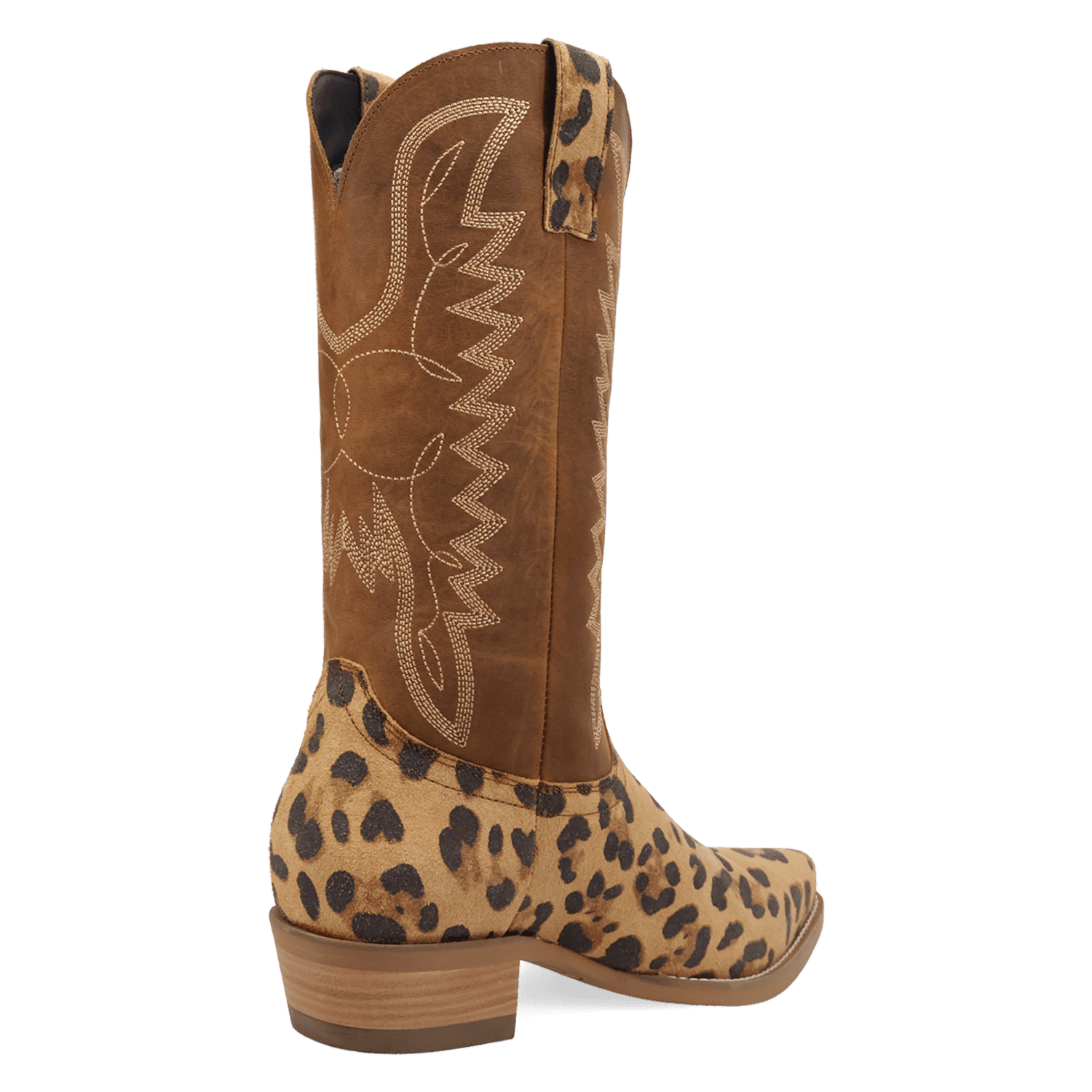 PRODUCT SHOT BULL'S EYE LEATHER BOOT AT 315 DEGREE ANGLE