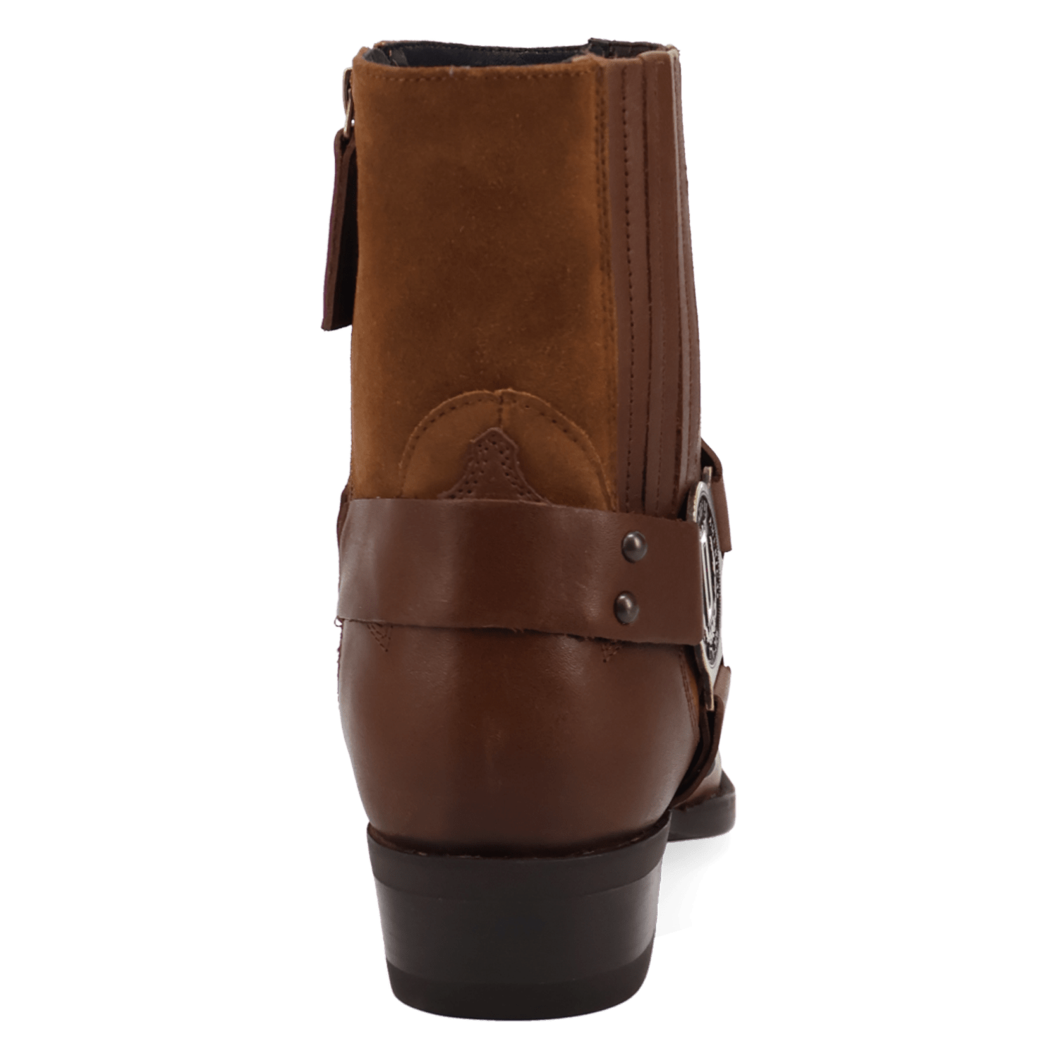 PRODUCT SHOT BANDIT LEATHER BOOT AT 180 DEGREE BACK ANGLE