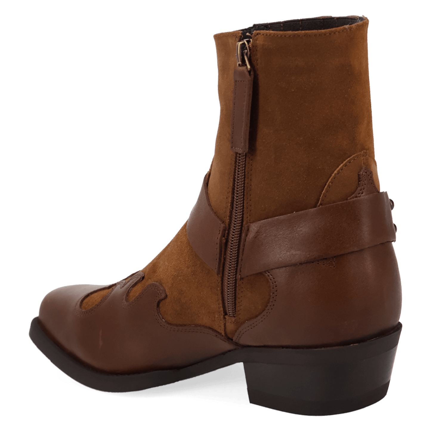 PRODUCT SHOT BANDIT LEATHER BOOT AT 270 DEGREE ANGLE