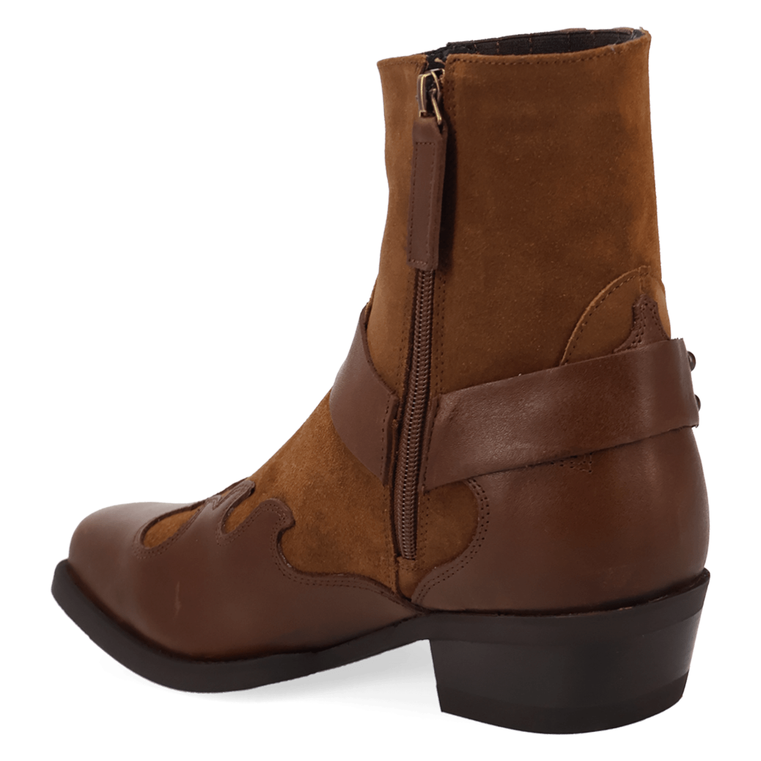 PRODUCT SHOT BANDIT LEATHER BOOT AT 270 DEGREE ANGLE