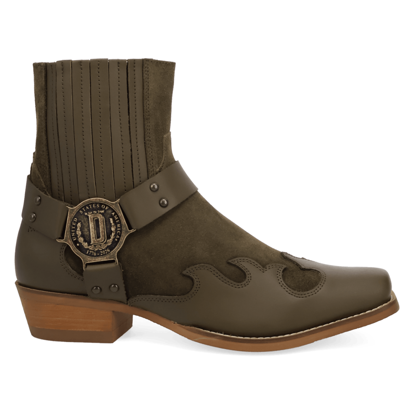 PRODUCT SHOT BANDIT LEATHER BOOT AT 90 DEGREE INSIDE ANGLE