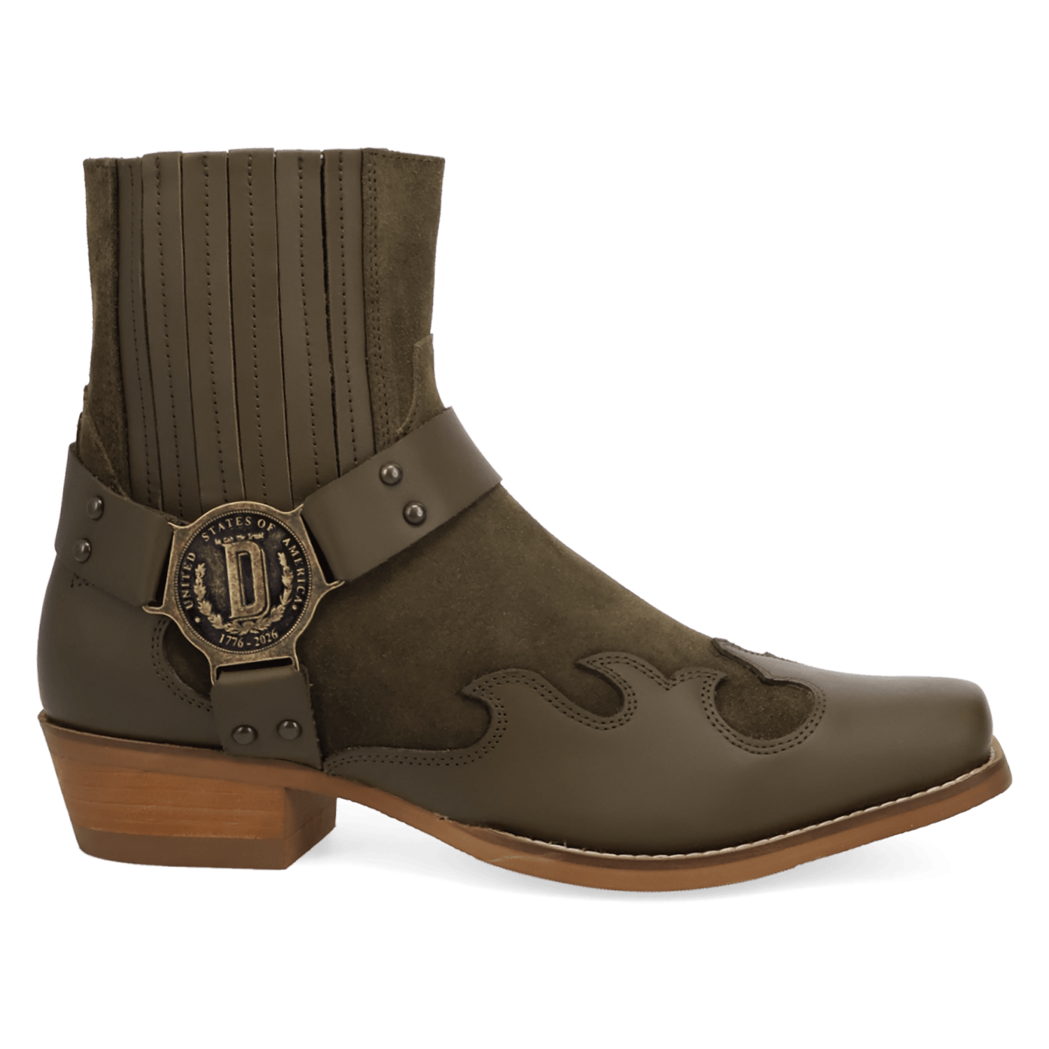PRODUCT SHOT BANDIT LEATHER BOOT AT 90 DEGREE INSIDE ANGLE