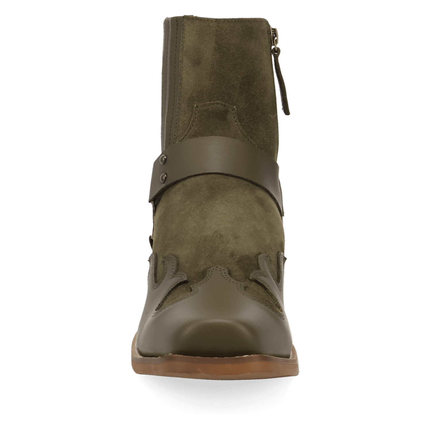 PRODUCT SHOT BANDIT LEATHER BOOT AT FRONT ANGLE