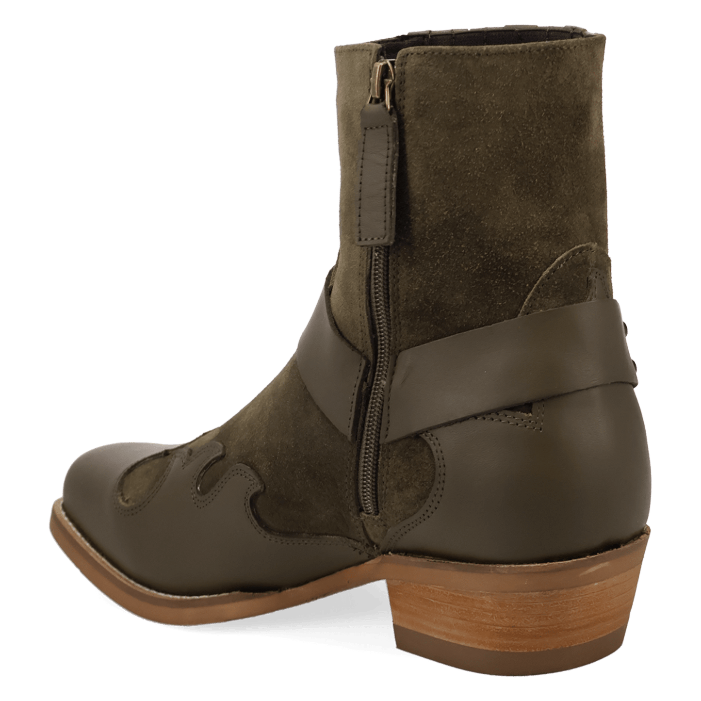 PRODUCT SHOT BANDIT LEATHER BOOT AT 270 DEGREE ANGLE