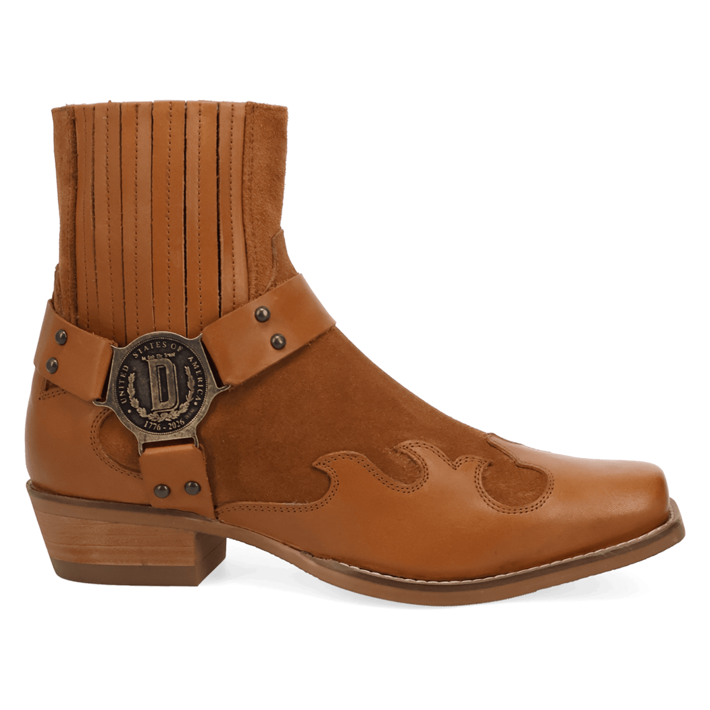 PRODUCT SHOT BANDIT LEATHER BOOT AT 90 DEGREE INSIDE ANGLE