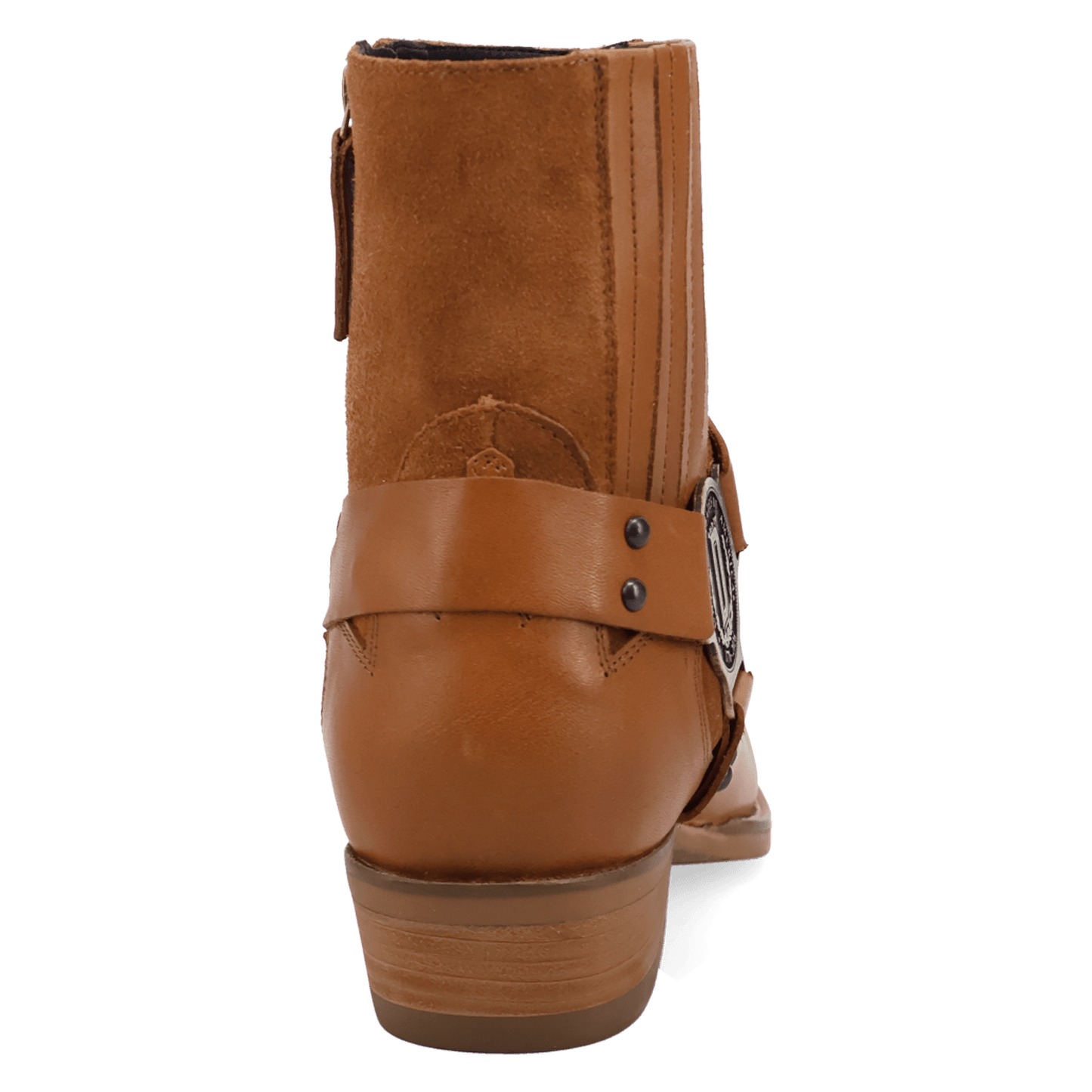 PRODUCT SHOT BANDIT LEATHER BOOT AT 180 DEGREE BACK ANGLE