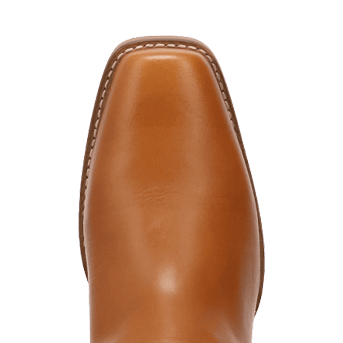 PRODUCT SHOT TRUE BLUE LEATHER BOOT AT TOE ANGLE
