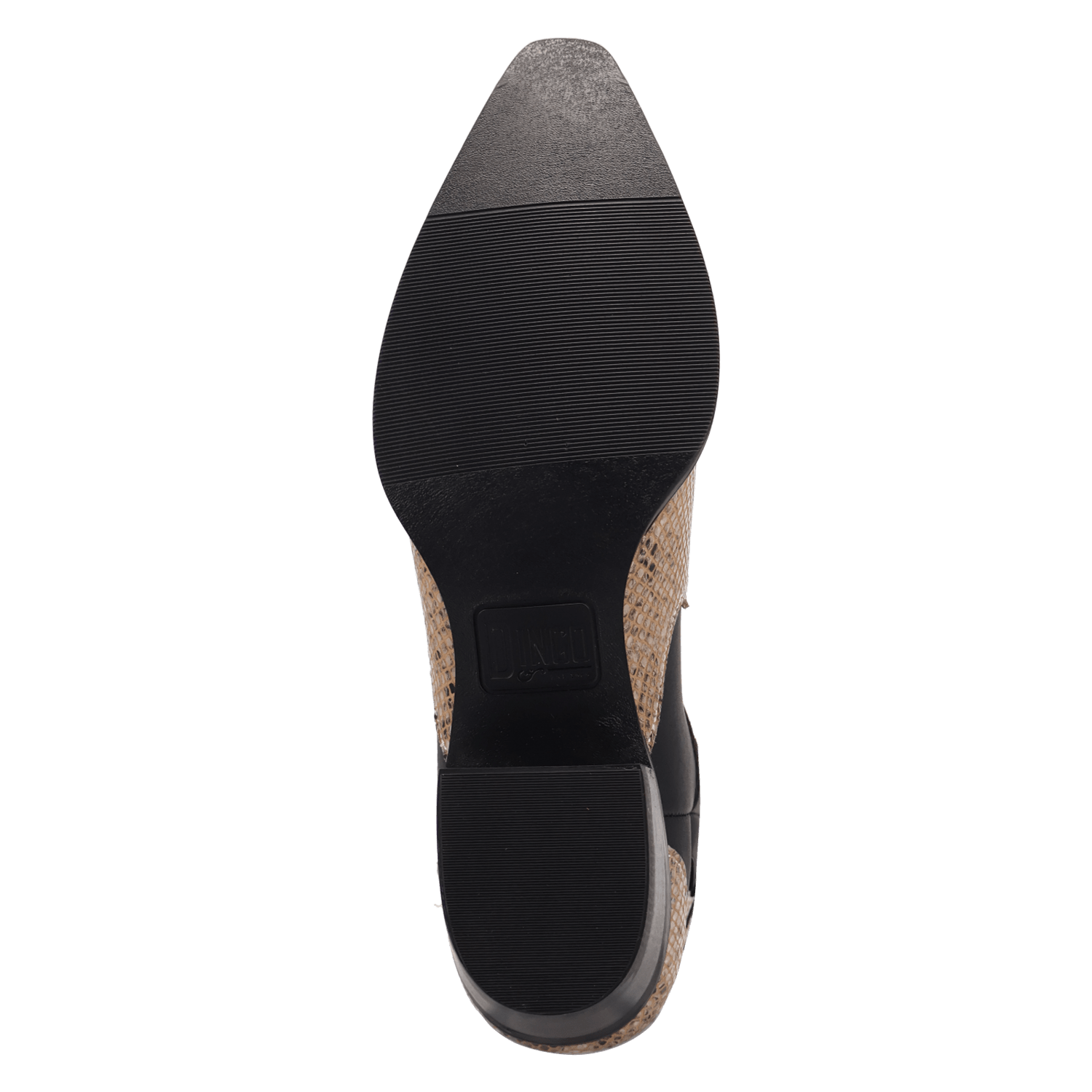 PRODUCT SHOT SERPICO LEATHER BOOT AT OUTSOLE ANGLE