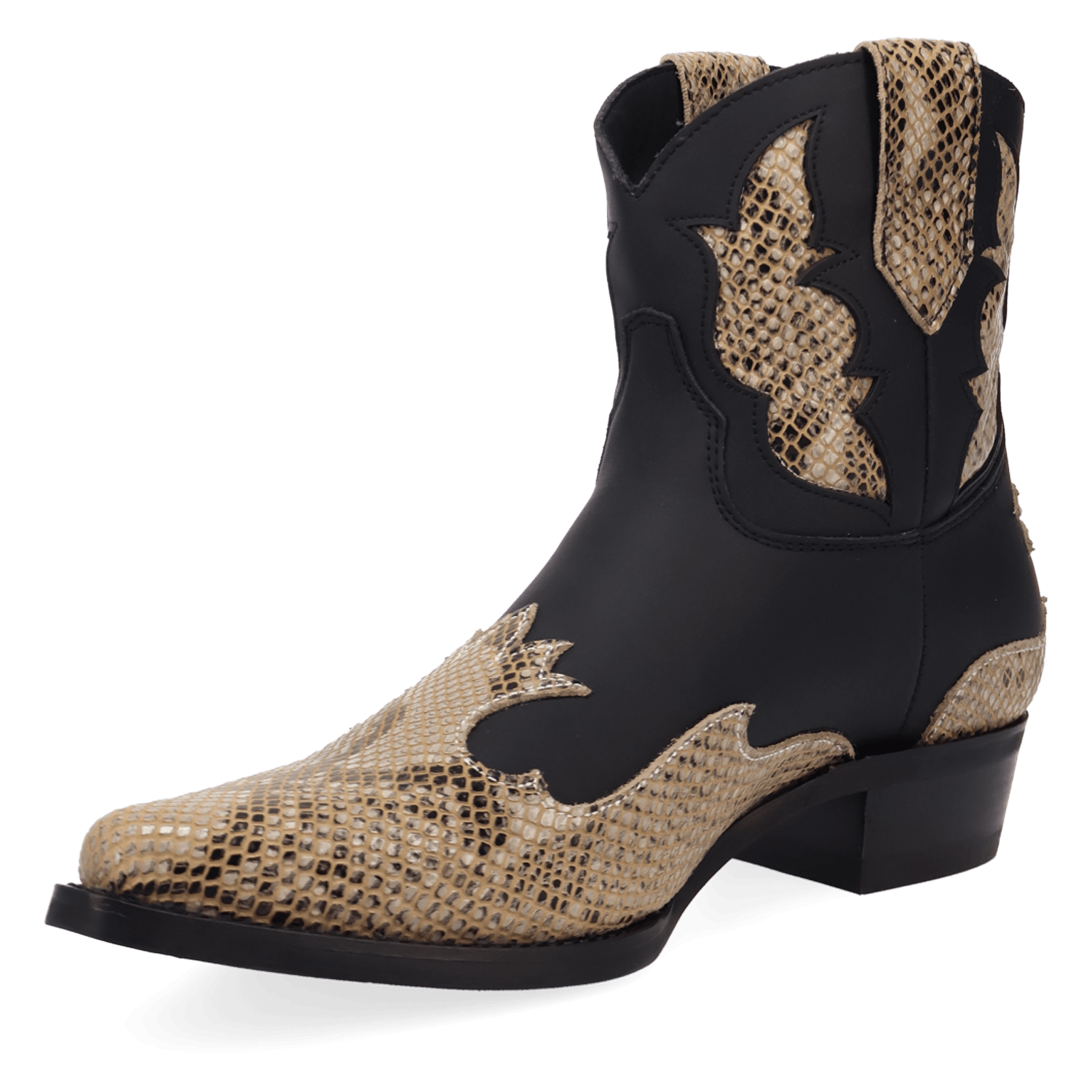 PRODUCT SHOT SERPICO LEATHER BOOT AT 225 DEGREE ANGLE