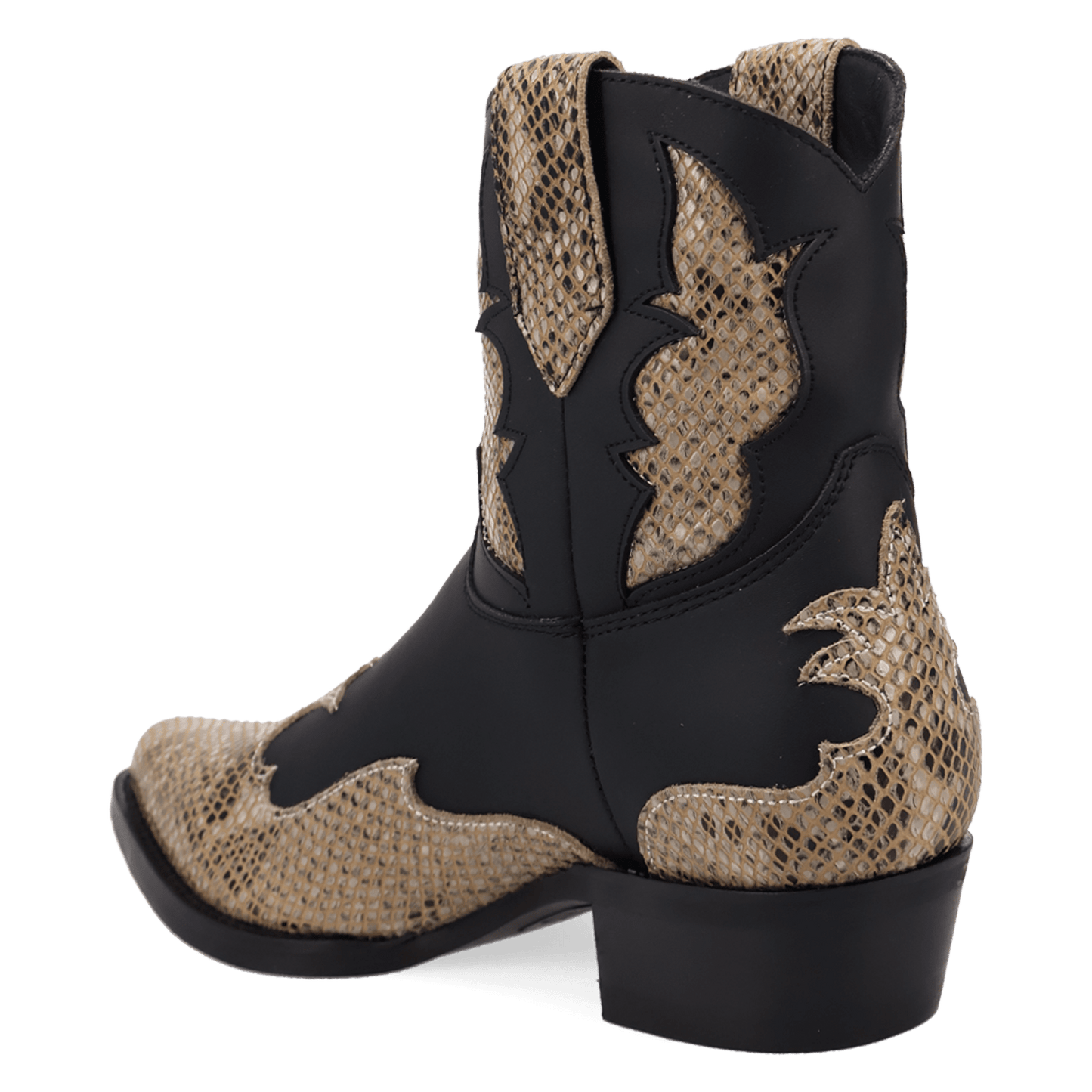 PRODUCT SHOT SERPICO LEATHER BOOT AT 270 DEGREE ANGLE