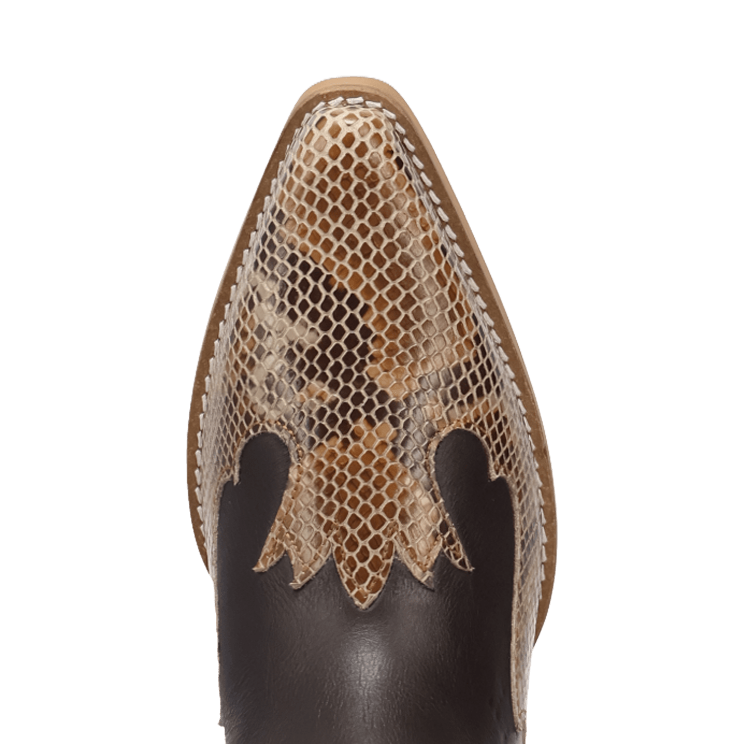 PRODUCT SHOT SERPICO LEATHER BOOT AT TOE ANGLE