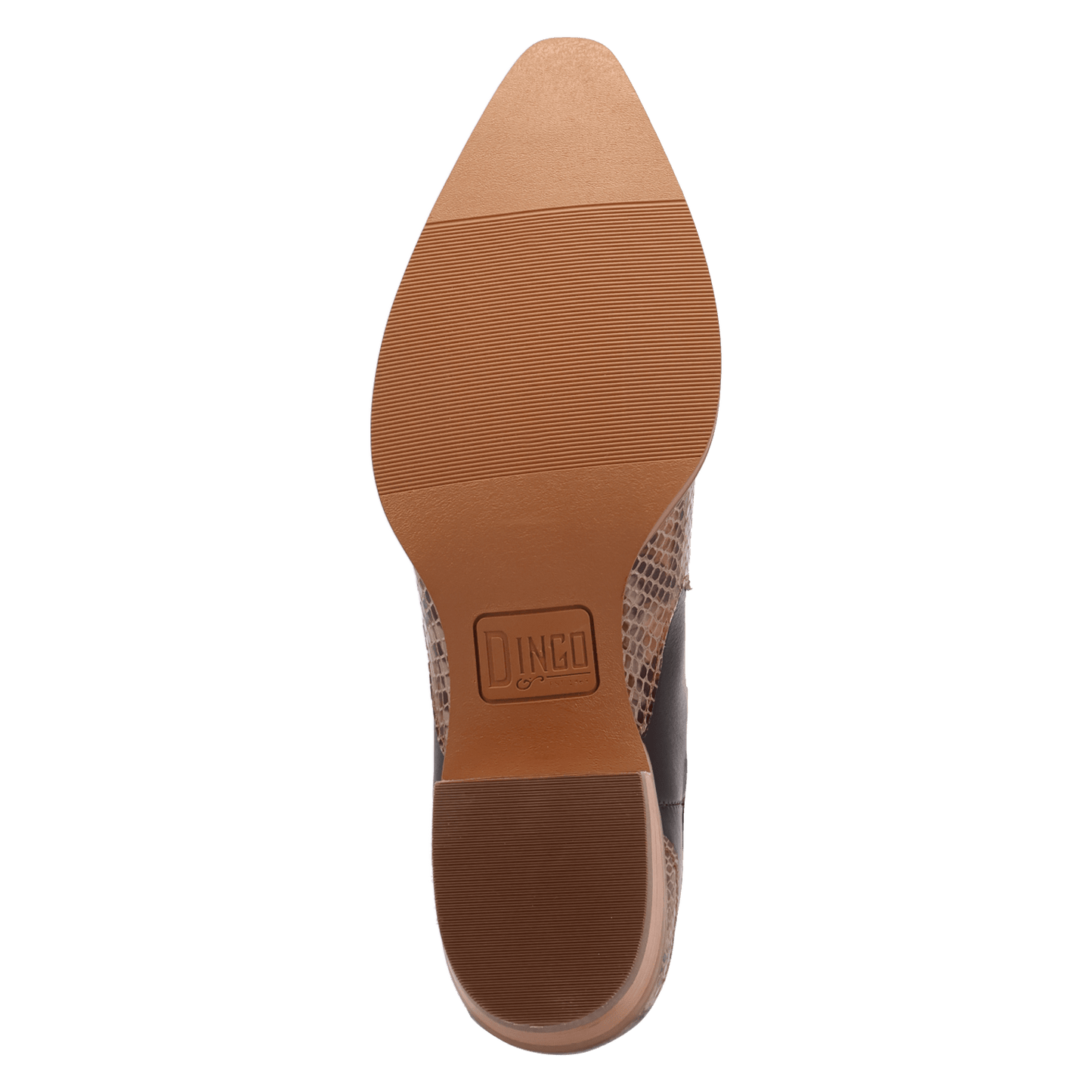 PRODUCT SHOT SERPICO LEATHER BOOT AT OUTSOLE ANGLE