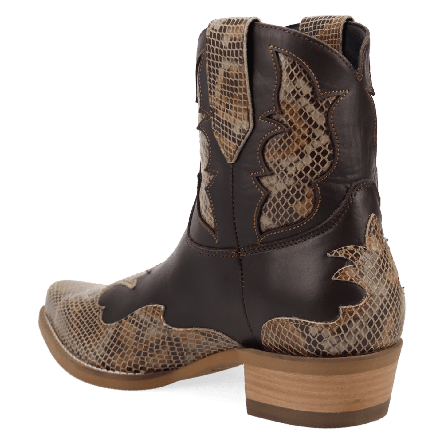 PRODUCT SHOT SERPICO LEATHER BOOT AT 270 DEGREE ANGLE