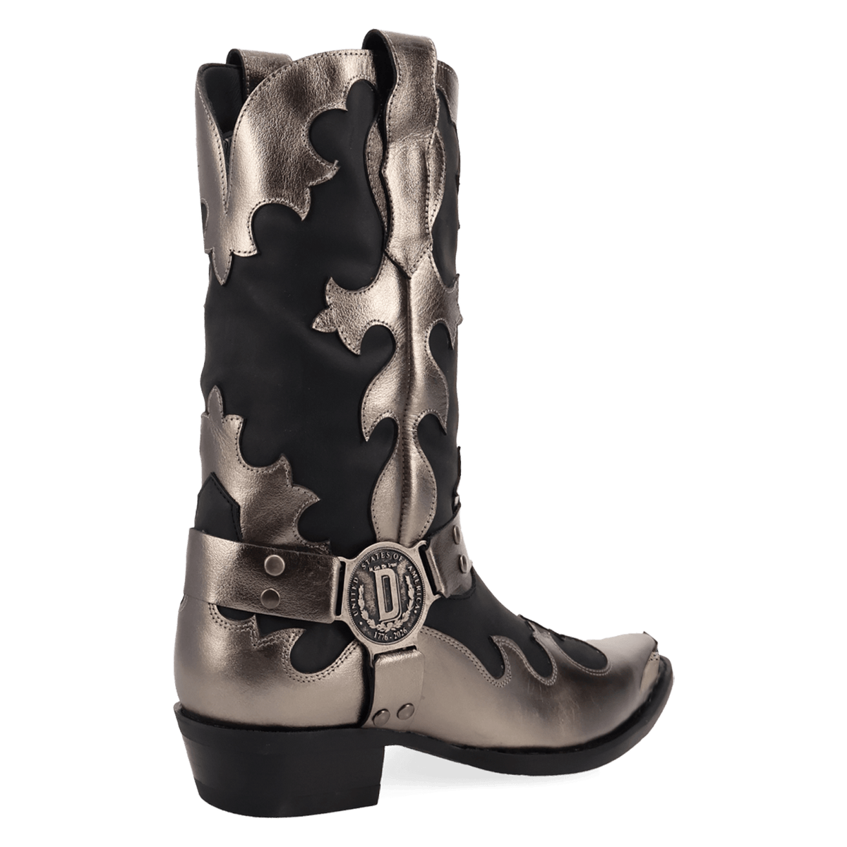PRODUCT SHOT DESPERADO LEATHER BOOT AT 315 DEGREE ANGLE