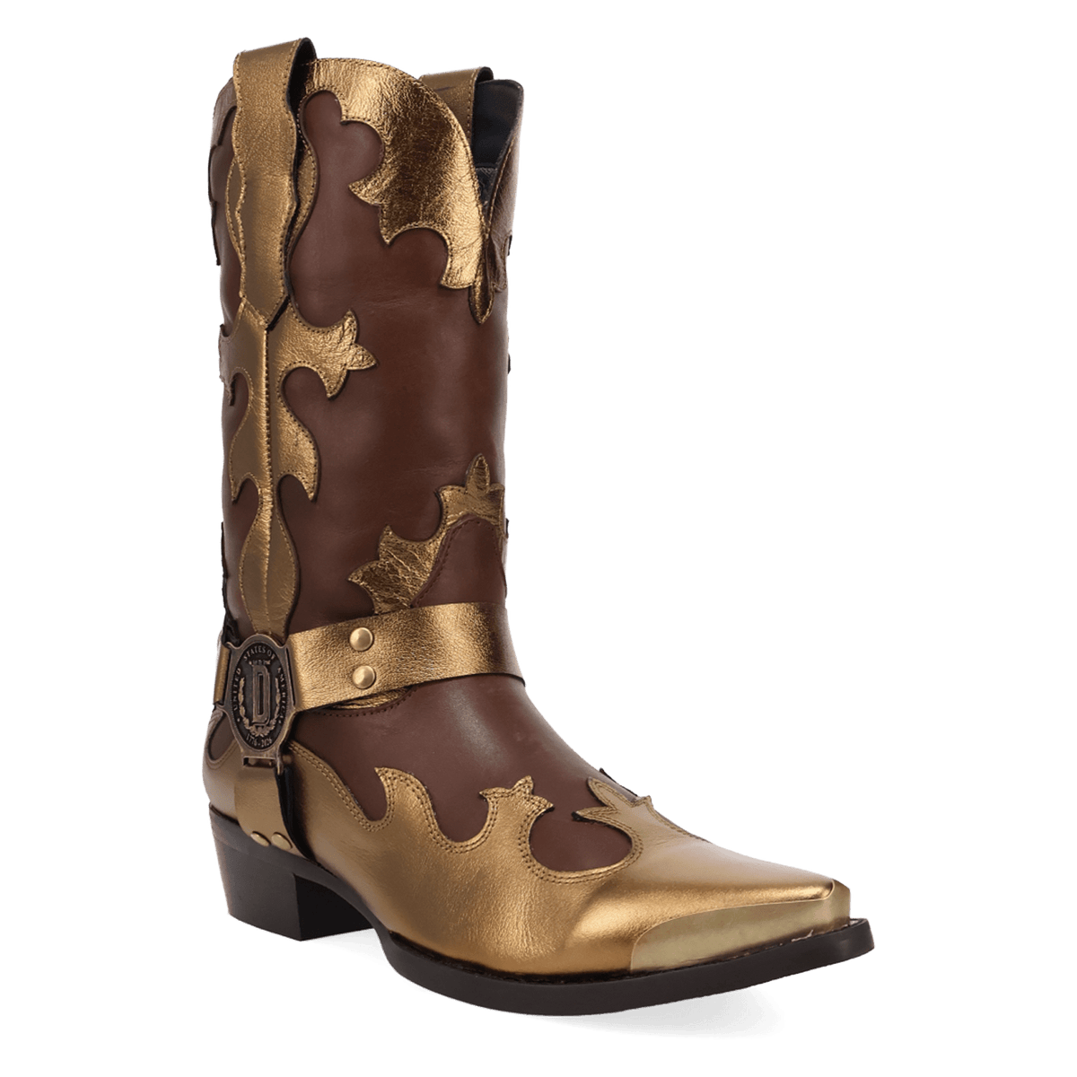 PRODUCT SHOT DESPERADO LEATHER BOOT AT 45 DEGREE ANGLE