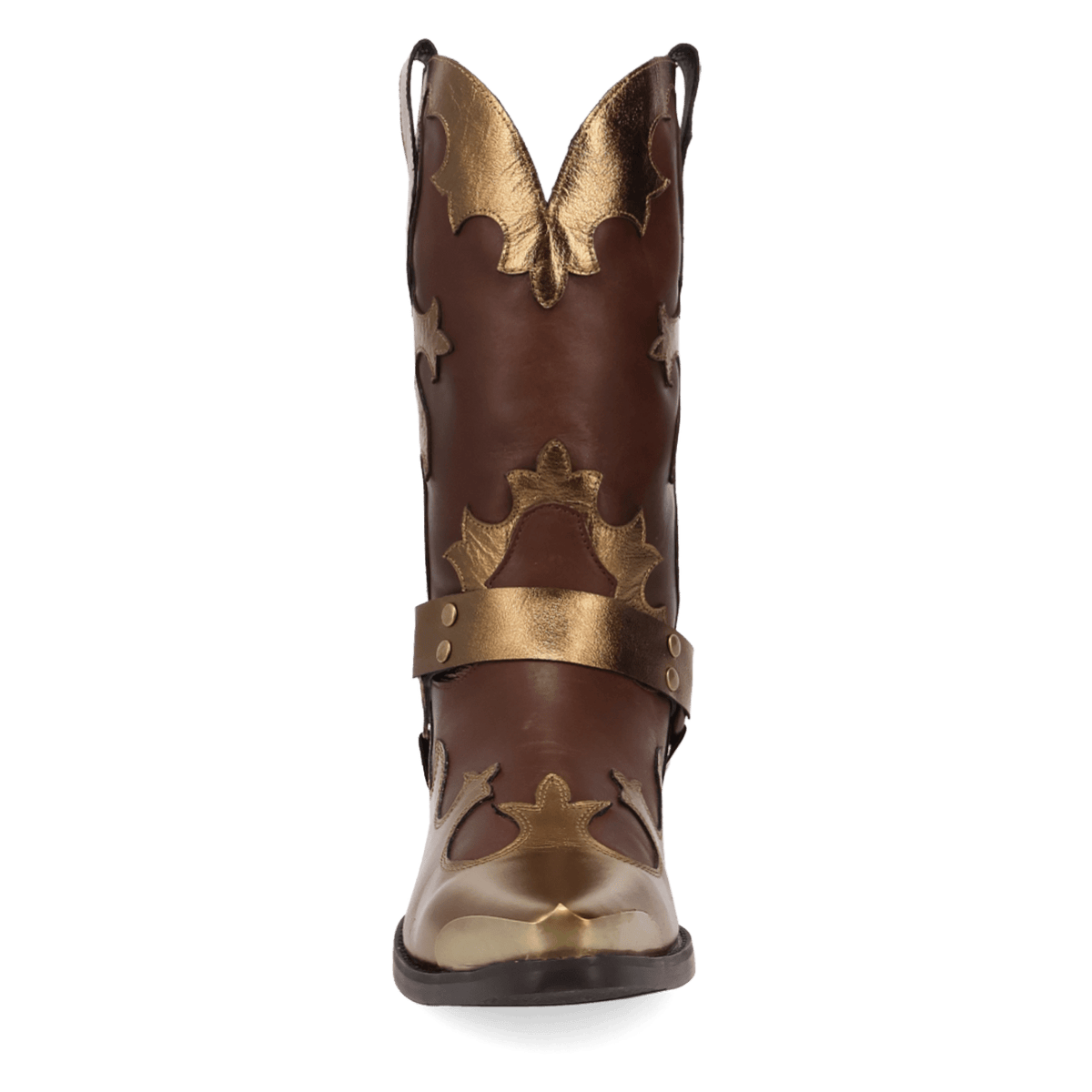 PRODUCT SHOT DESPERADO LEATHER BOOT AT FRONT ANGLE