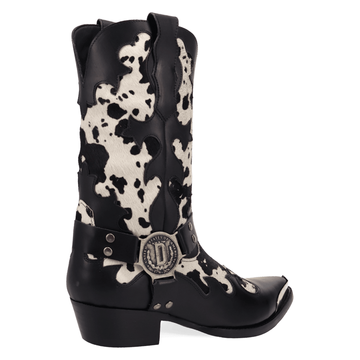 PRODUCT SHOT DESPERADO LEATHER BOOT AT 315 DEGREE ANGLE