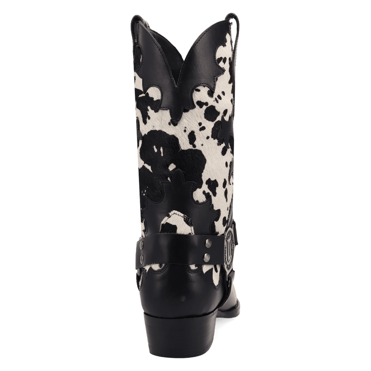 PRODUCT SHOT DESPERADO LEATHER BOOT AT 180 DEGREE BACK ANGLE