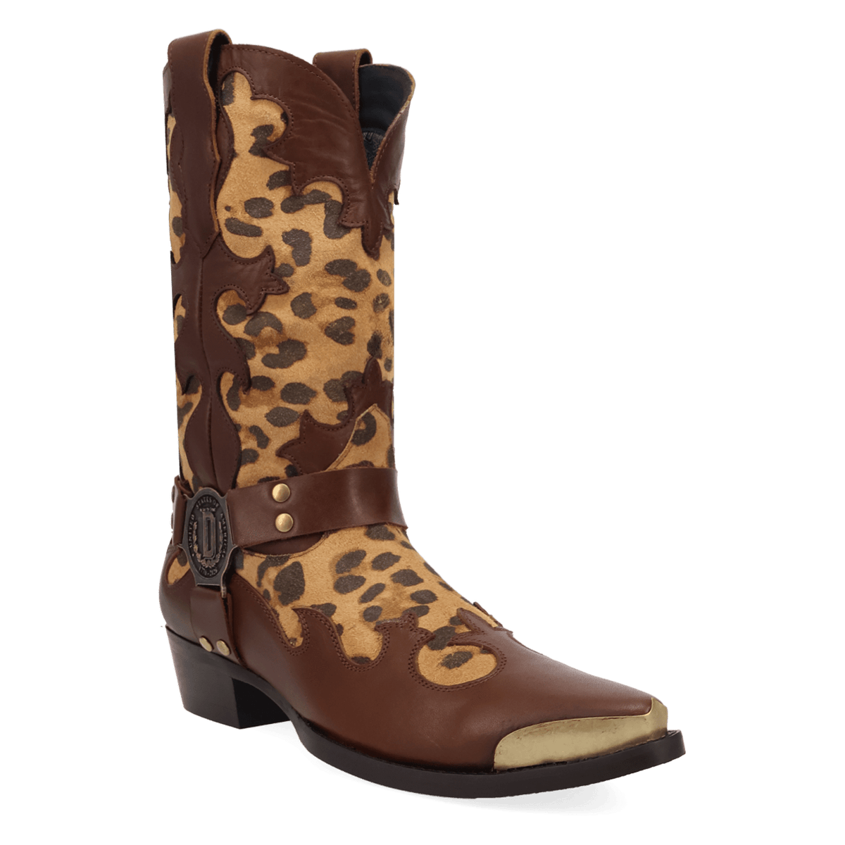 PRODUCT SHOT DESPERADO LEATHER BOOT AT 45 DEGREE ANGLE