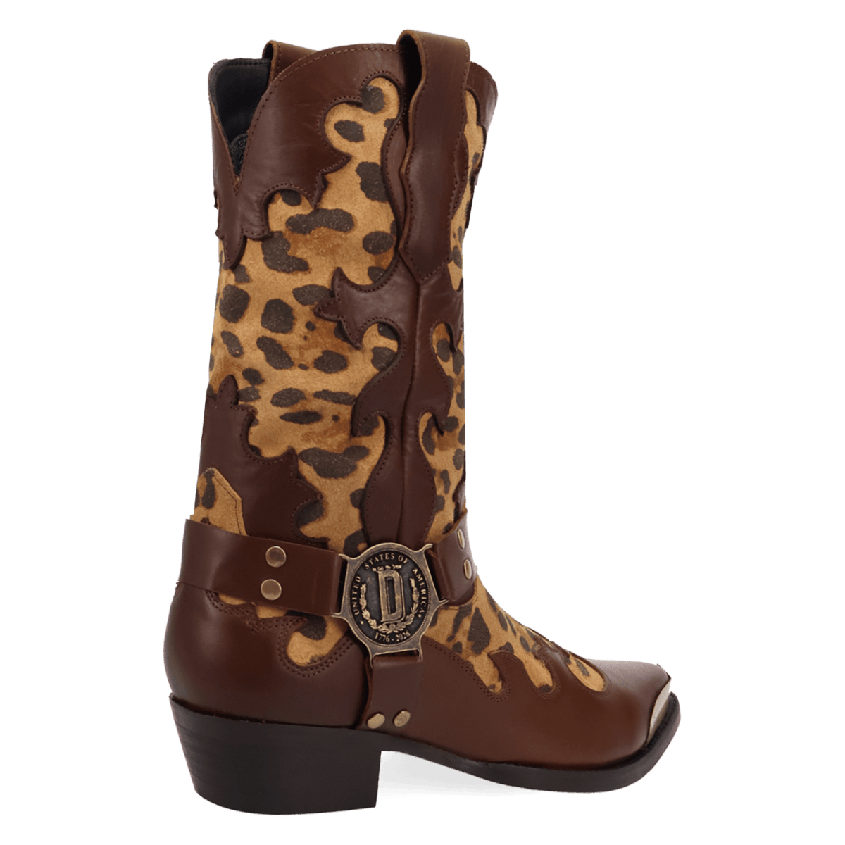 PRODUCT SHOT DESPERADO LEATHER BOOT AT 315 DEGREE ANGLE
