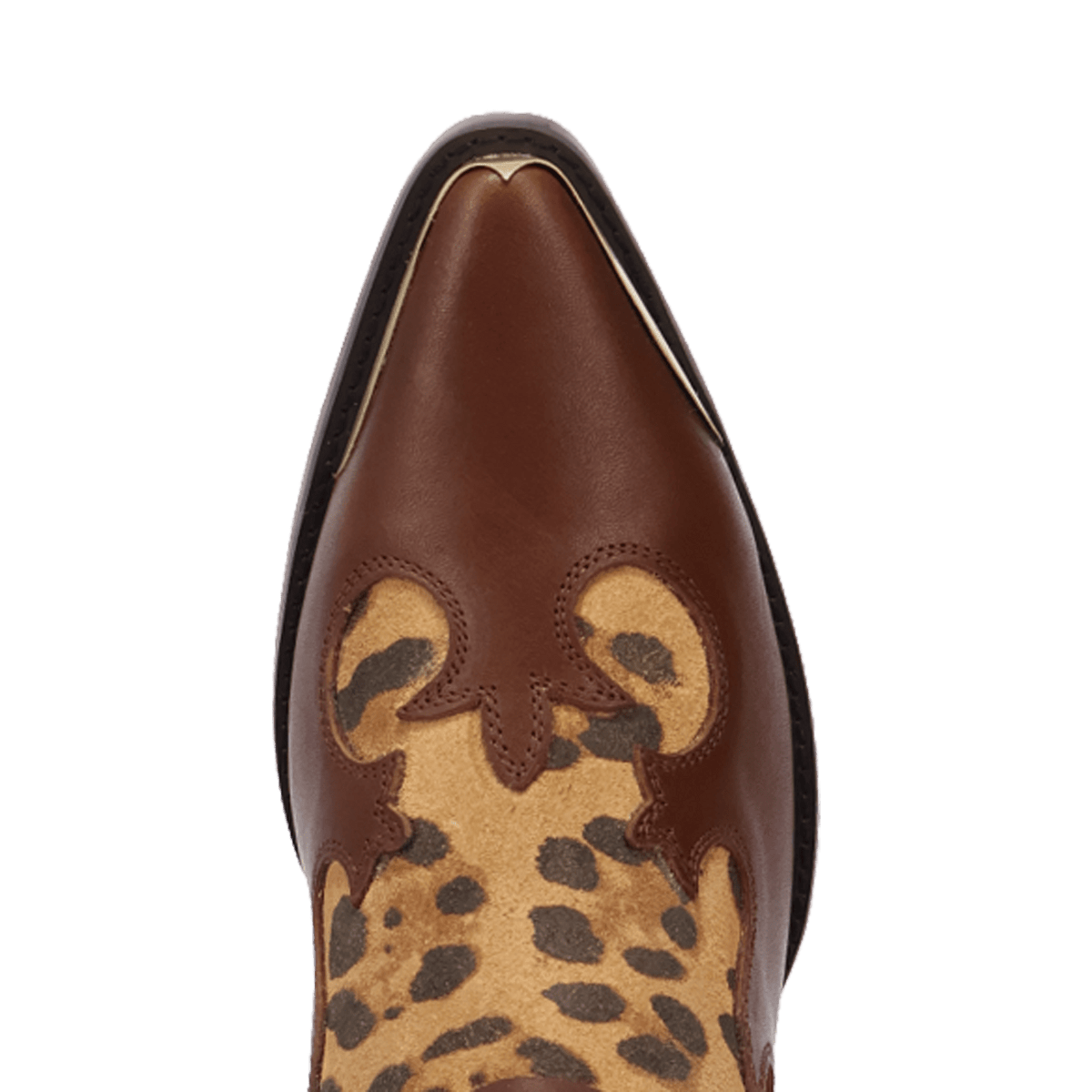 PRODUCT SHOT DESPERADO LEATHER BOOT AT TOE ANGLE