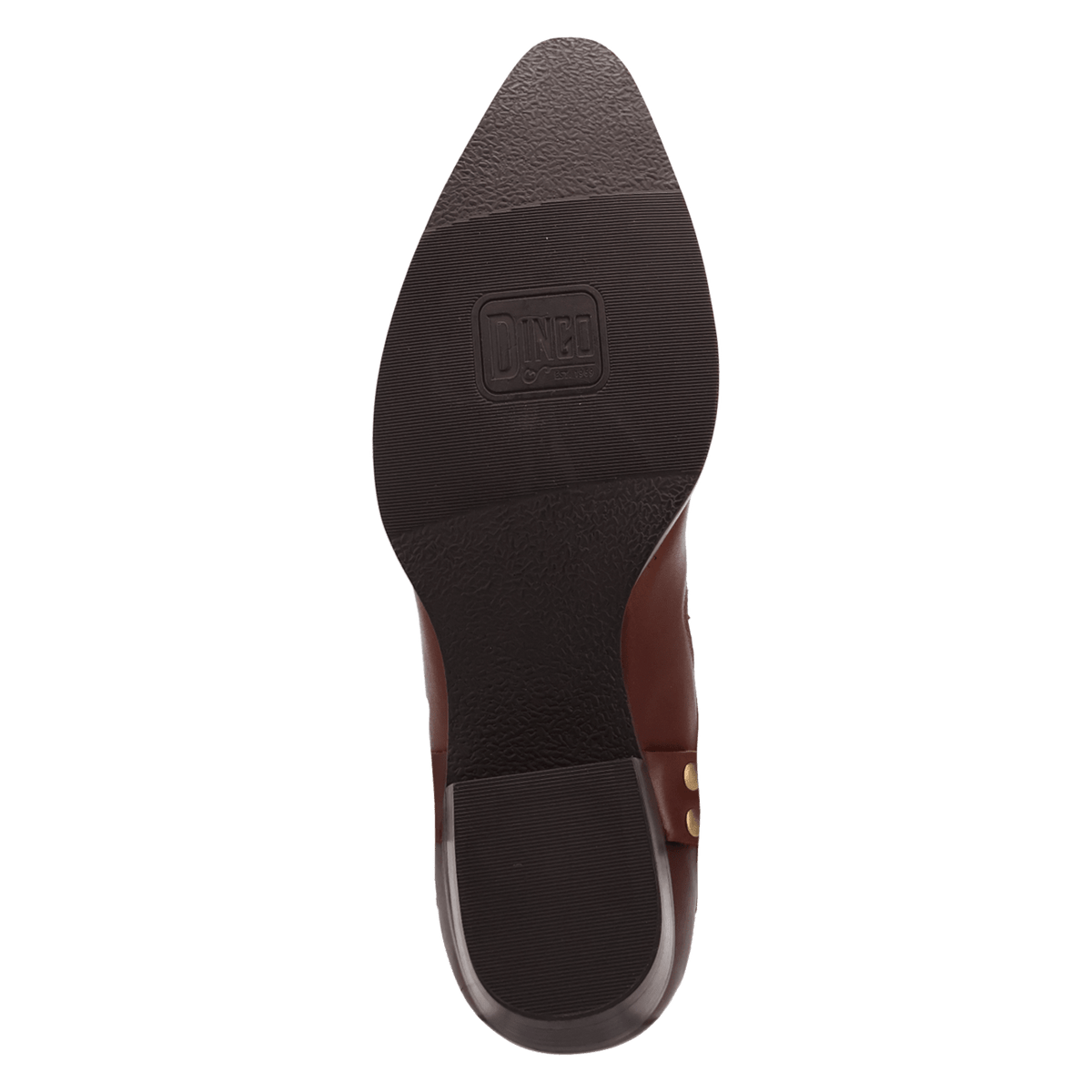 PRODUCT SHOT DESPERADO LEATHER BOOT AT OUTSOLE ANGLE