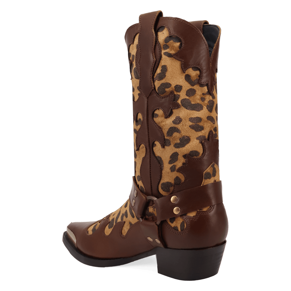 PRODUCT SHOT DESPERADO LEATHER BOOT AT 270 DEGREE ANGLE