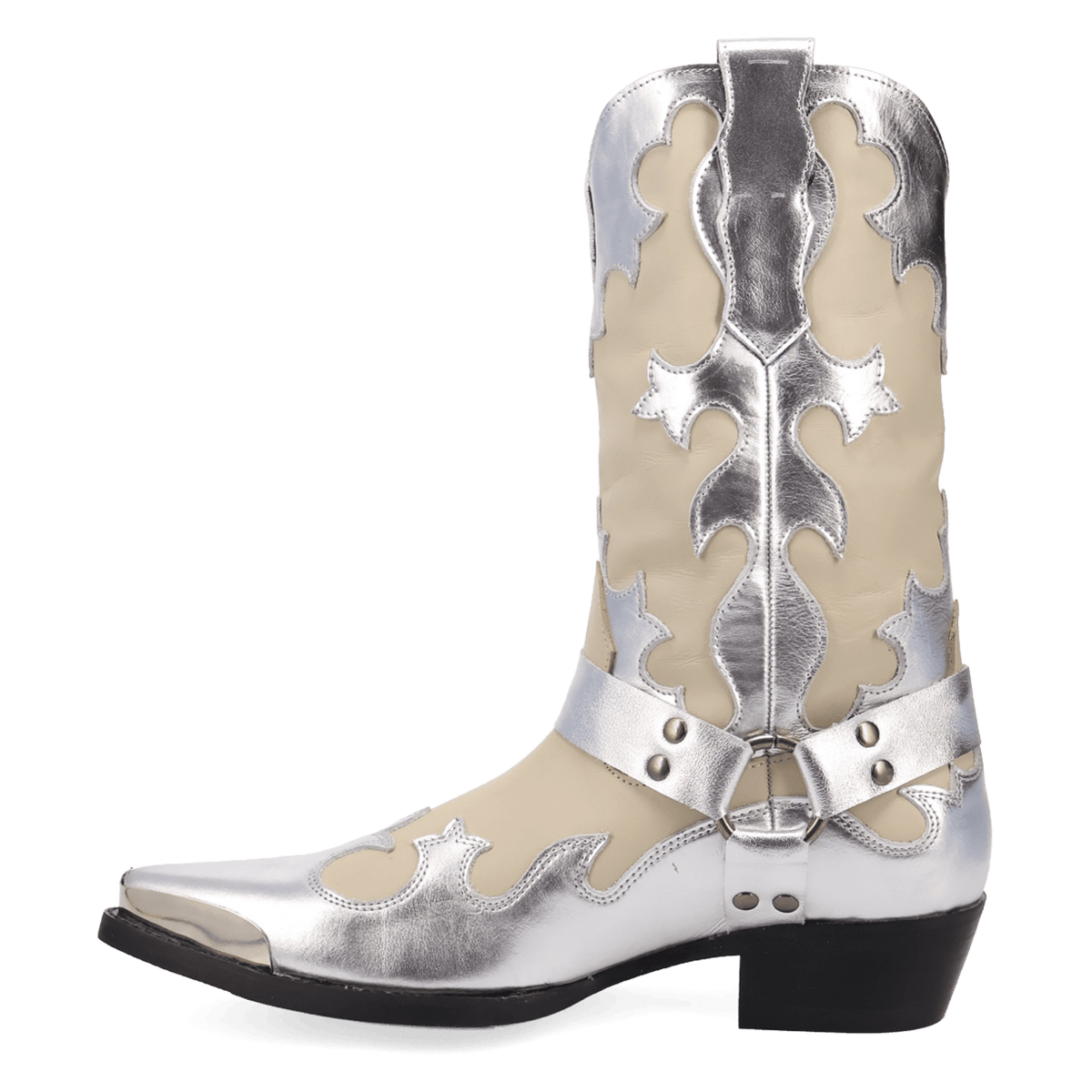 PRODUCT SHOT DESPERADO LEATHER BOOT AT 135 DEGREE OUTSIDE ANGLE