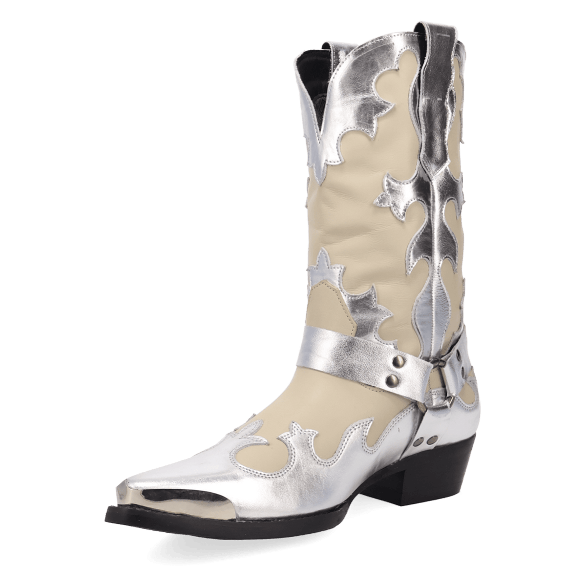 PRODUCT SHOT DESPERADO LEATHER BOOT AT 225 DEGREE ANGLE