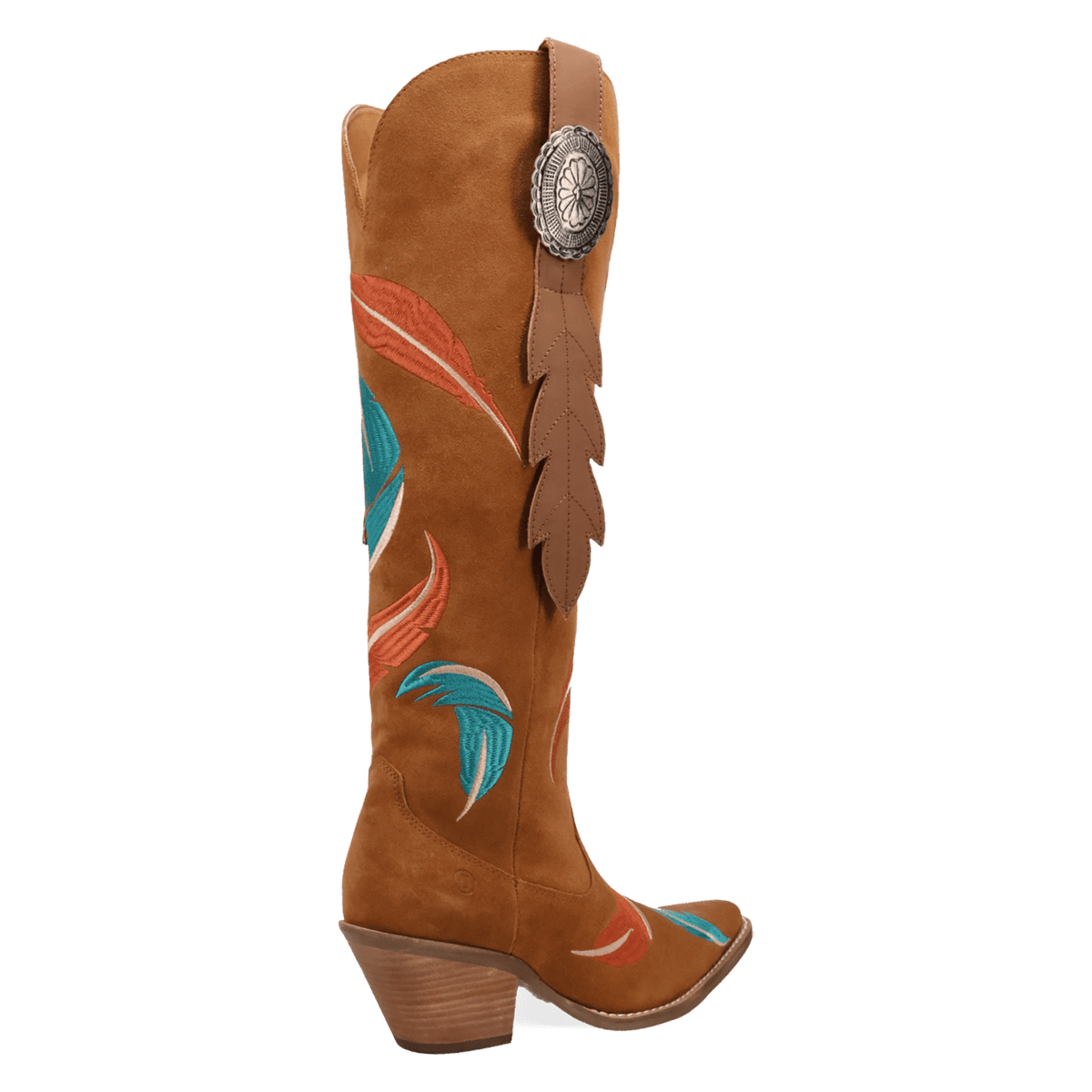 PRODUCT SHOT FLY AWAY SUEDE LEATHER BOOT AT 315 DEGREE ANGLE