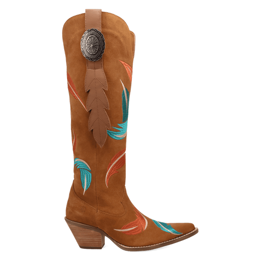 PRODUCT SHOT FLY AWAY SUEDE LEATHER BOOT AT 90 DEGREE INSIDE ANGLE