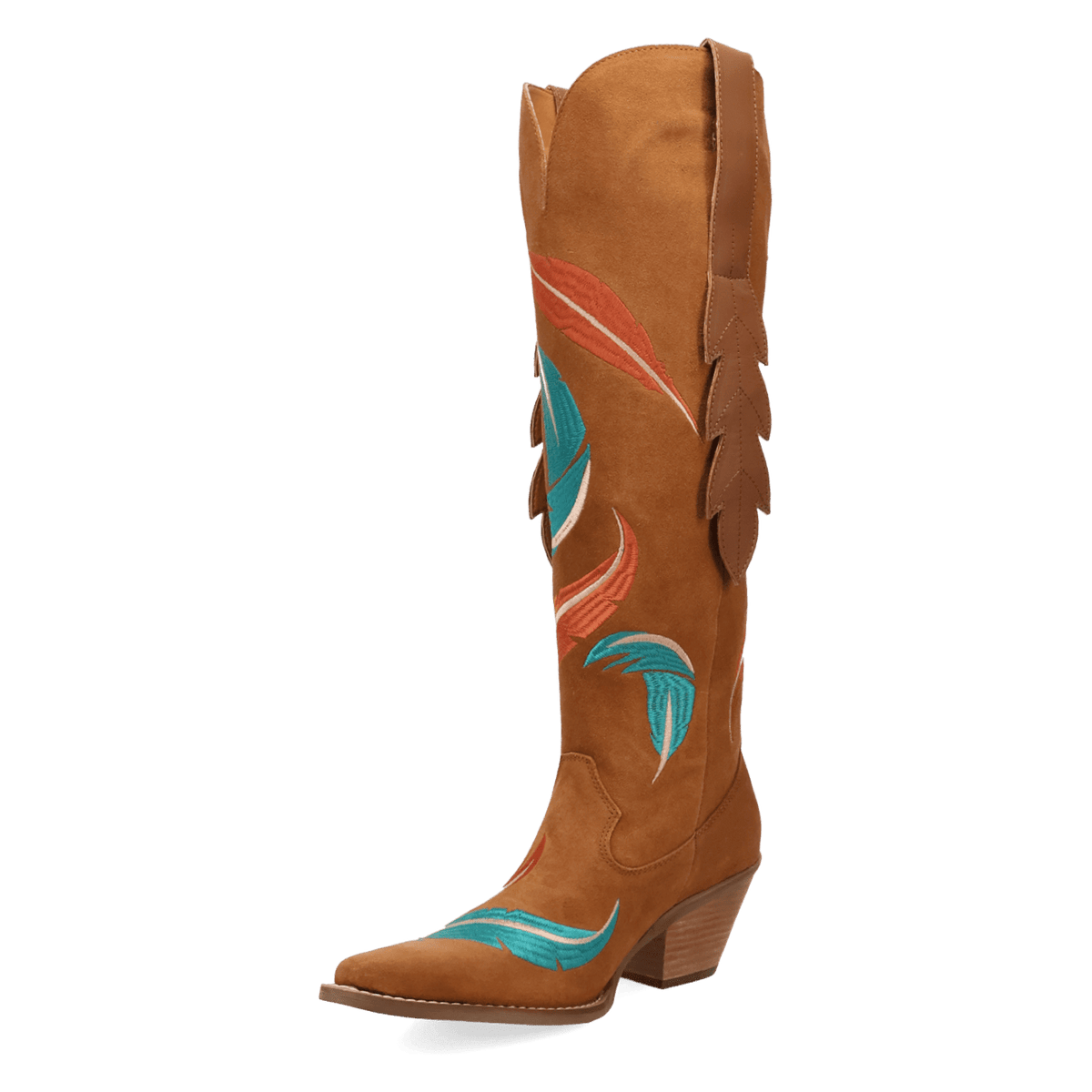 PRODUCT SHOT FLY AWAY SUEDE LEATHER BOOT AT 225 DEGREE ANGLE