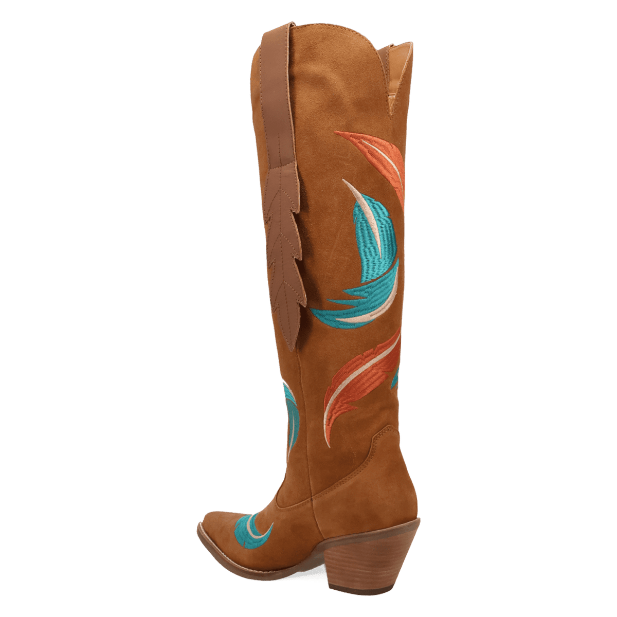 PRODUCT SHOT FLY AWAY SUEDE LEATHER BOOT AT 270 DEGREE ANGLE