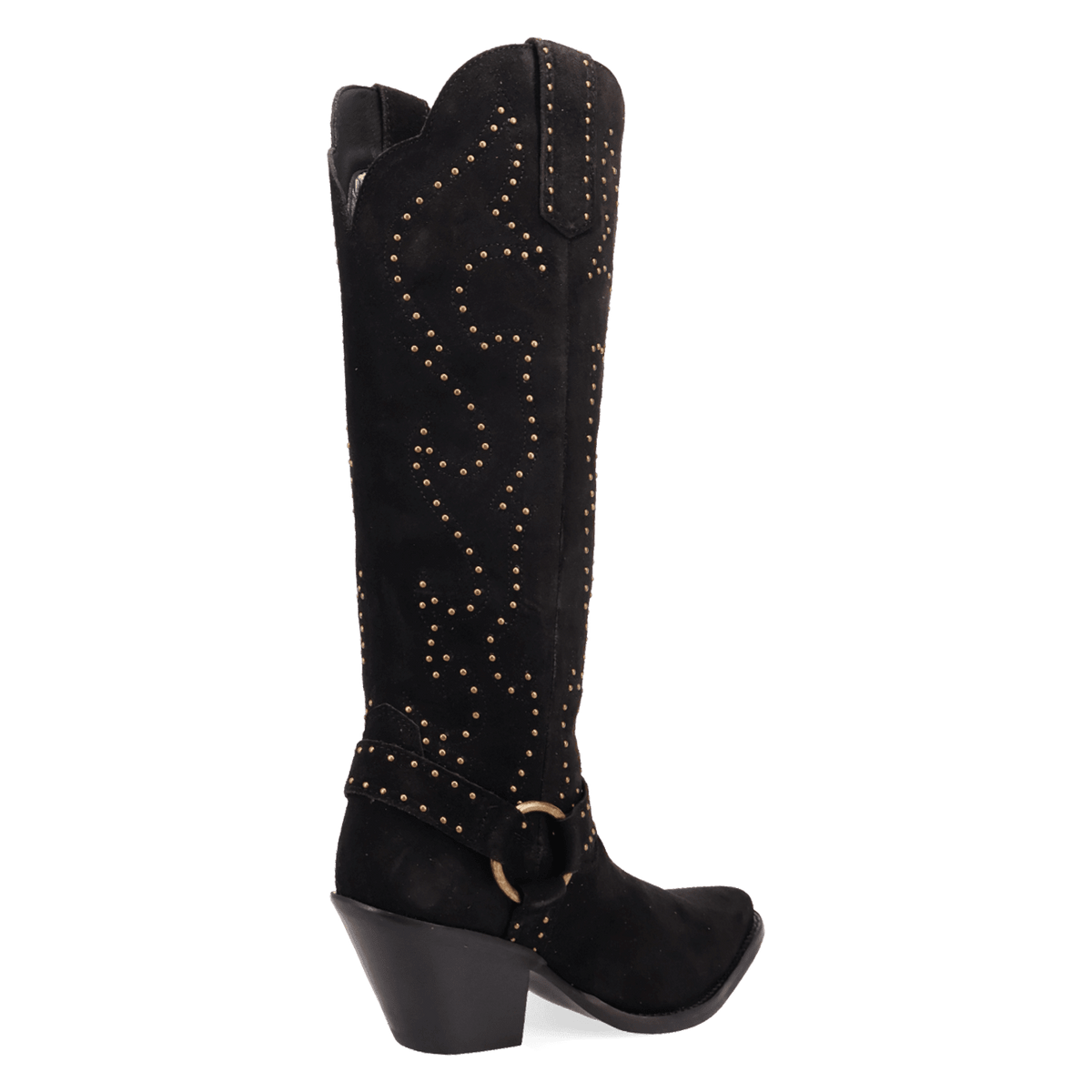 PRODUCT SHOT WICKED LEATHER BOOT AT 315 DEGREE ANGLE