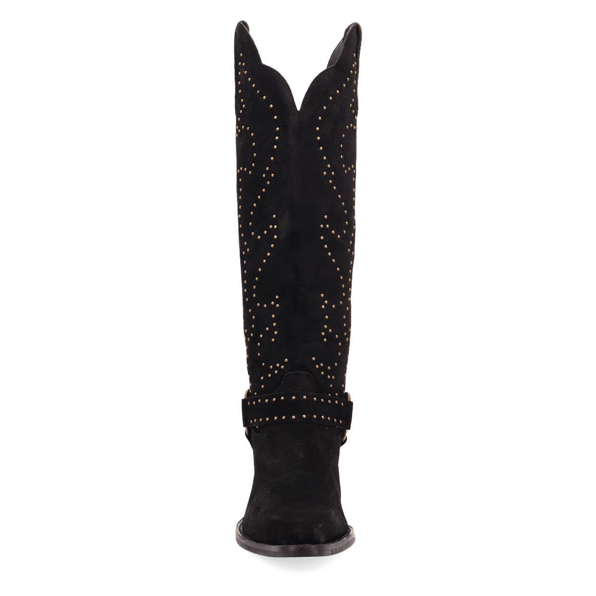 PRODUCT SHOT WICKED LEATHER BOOT AT FRONT ANGLE