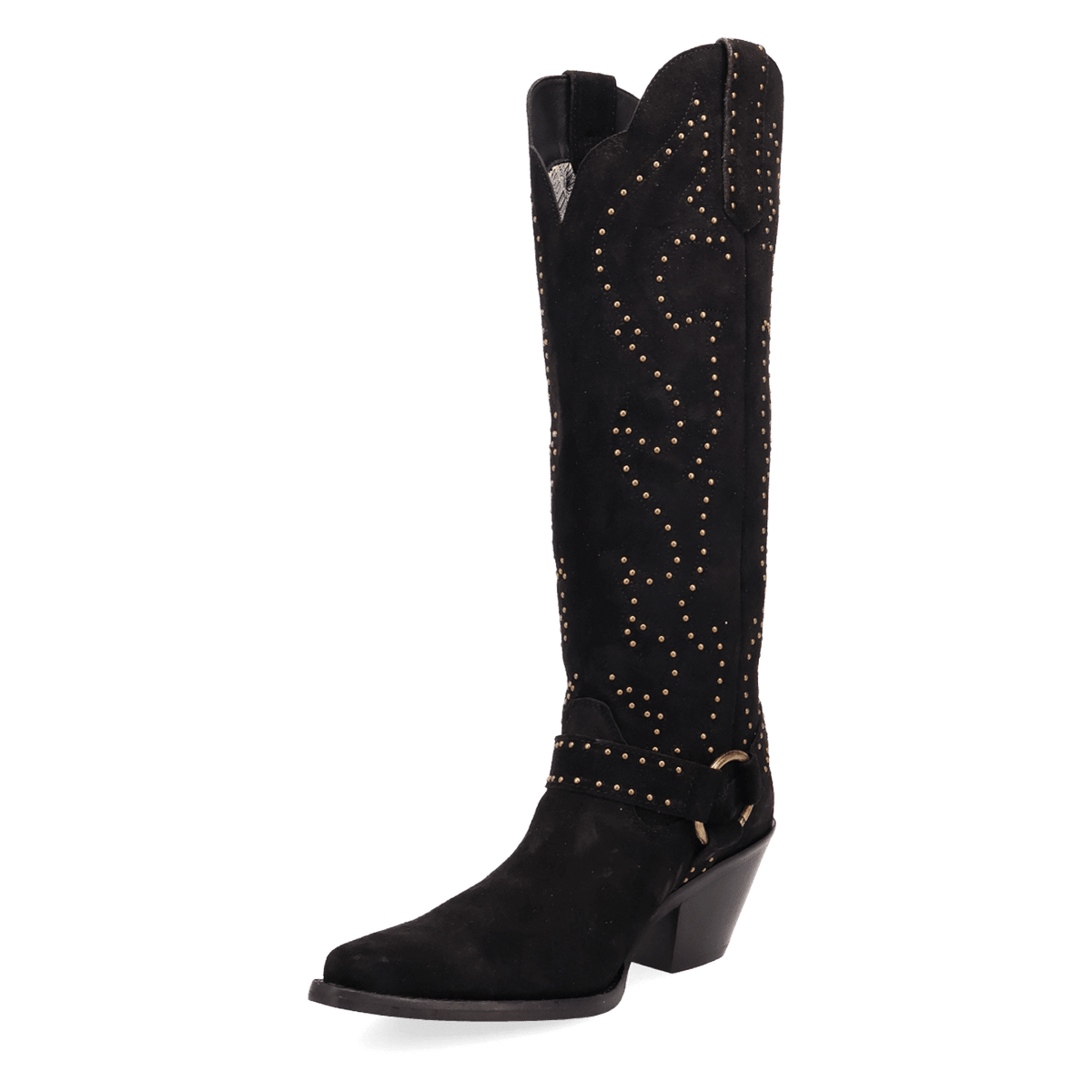 PRODUCT SHOT WICKED LEATHER BOOT AT 225 DEGREE ANGLE