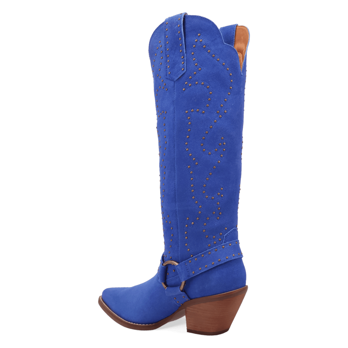 PRODUCT SHOT WICKED LEATHER BOOT AT 270 DEGREE ANGLE