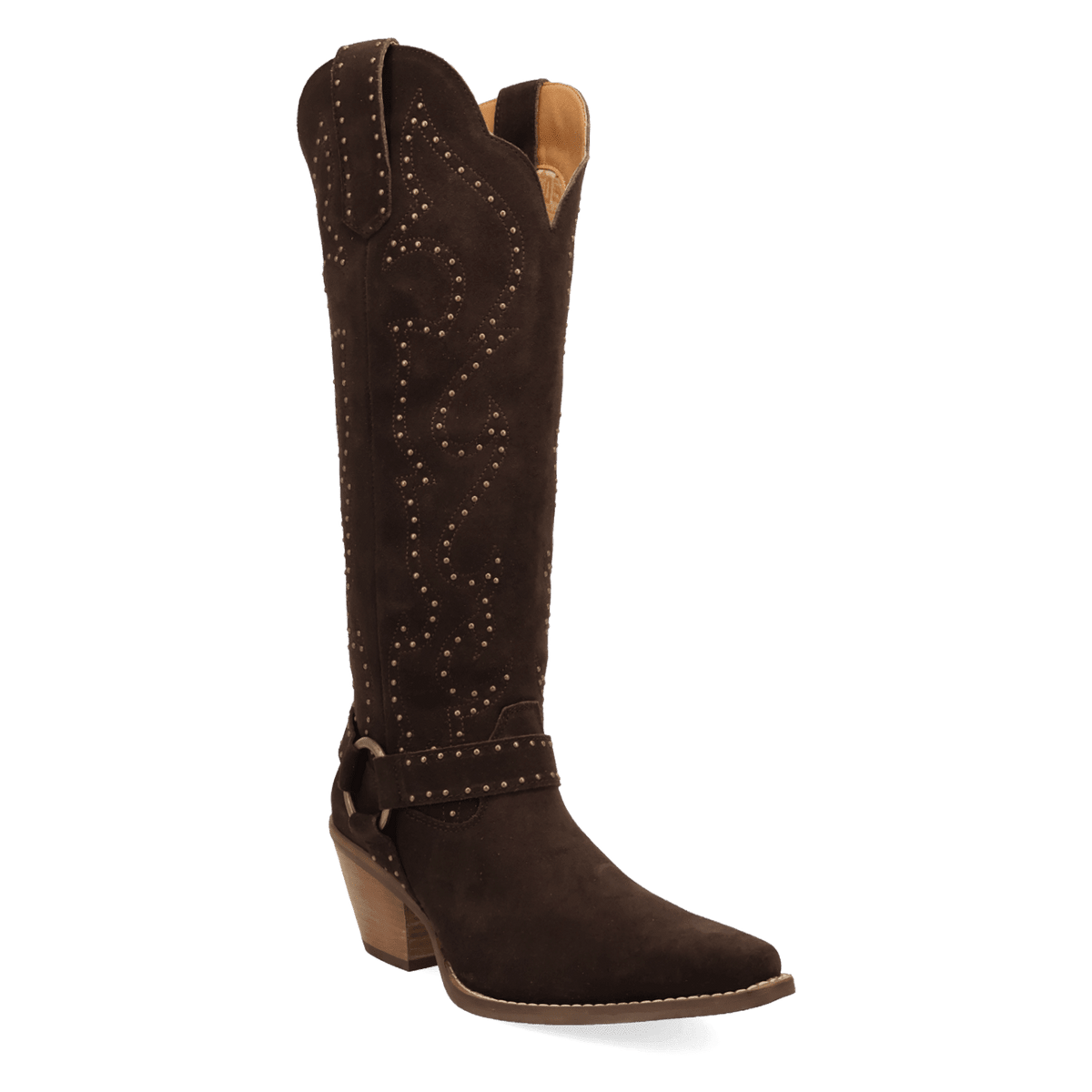 PRODUCT SHOT WICKED LEATHER BOOT AT 45 DEGREE ANGLE