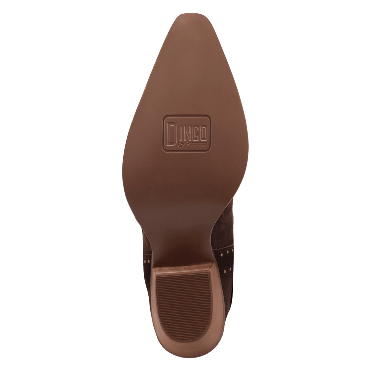 PRODUCT SHOT WICKED LEATHER BOOT AT OUTSOLE ANGLE