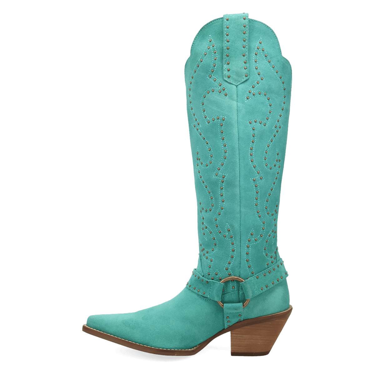 PRODUCT SHOT WICKED LEATHER BOOT AT 135 DEGREE OUTSIDE ANGLE